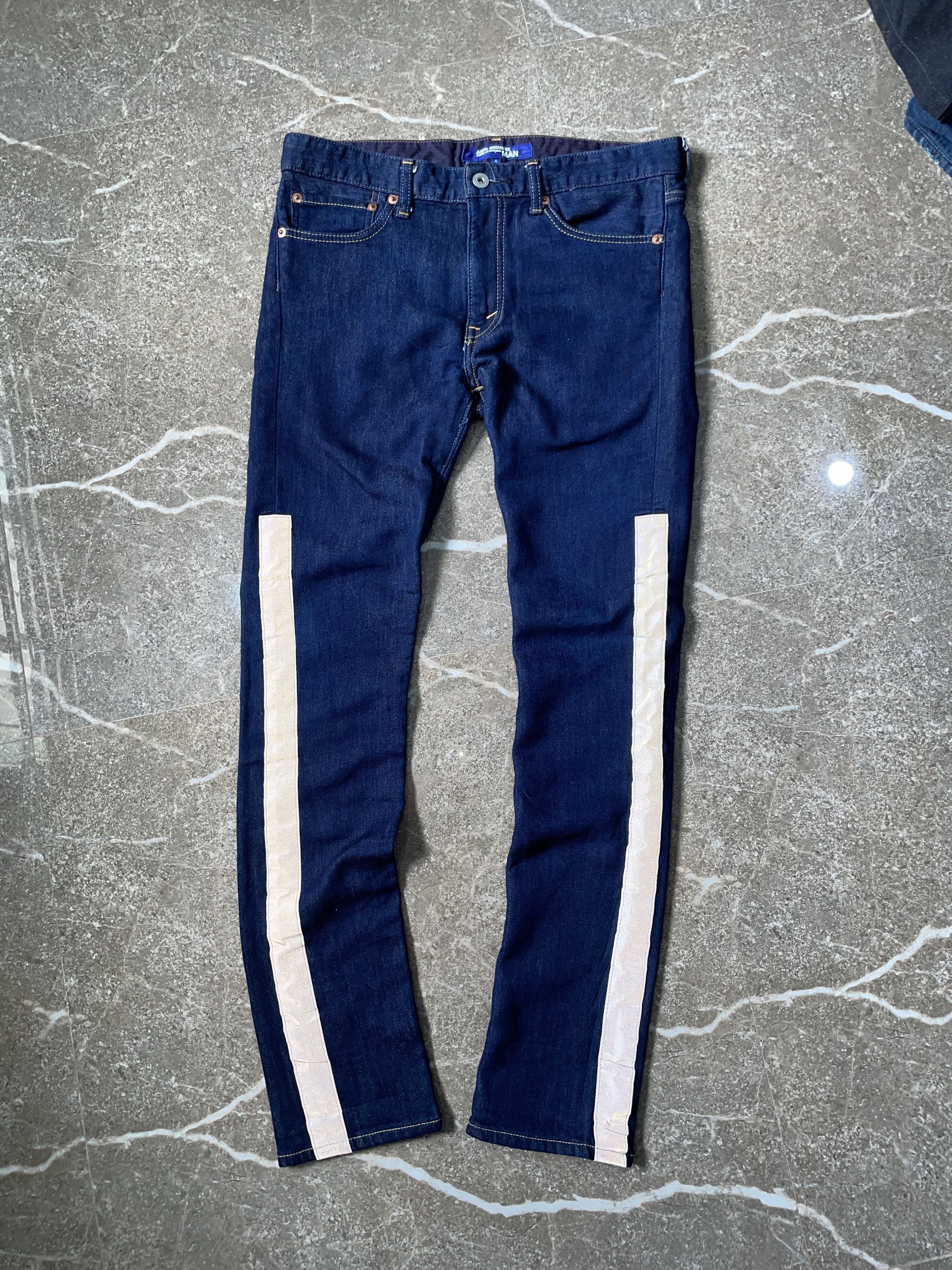 Junya Watanabe Junya Watanabe MAN Reflective Taped Jean - Runway 2018 Size US 32 / EU 48 - 4 Thumbnail