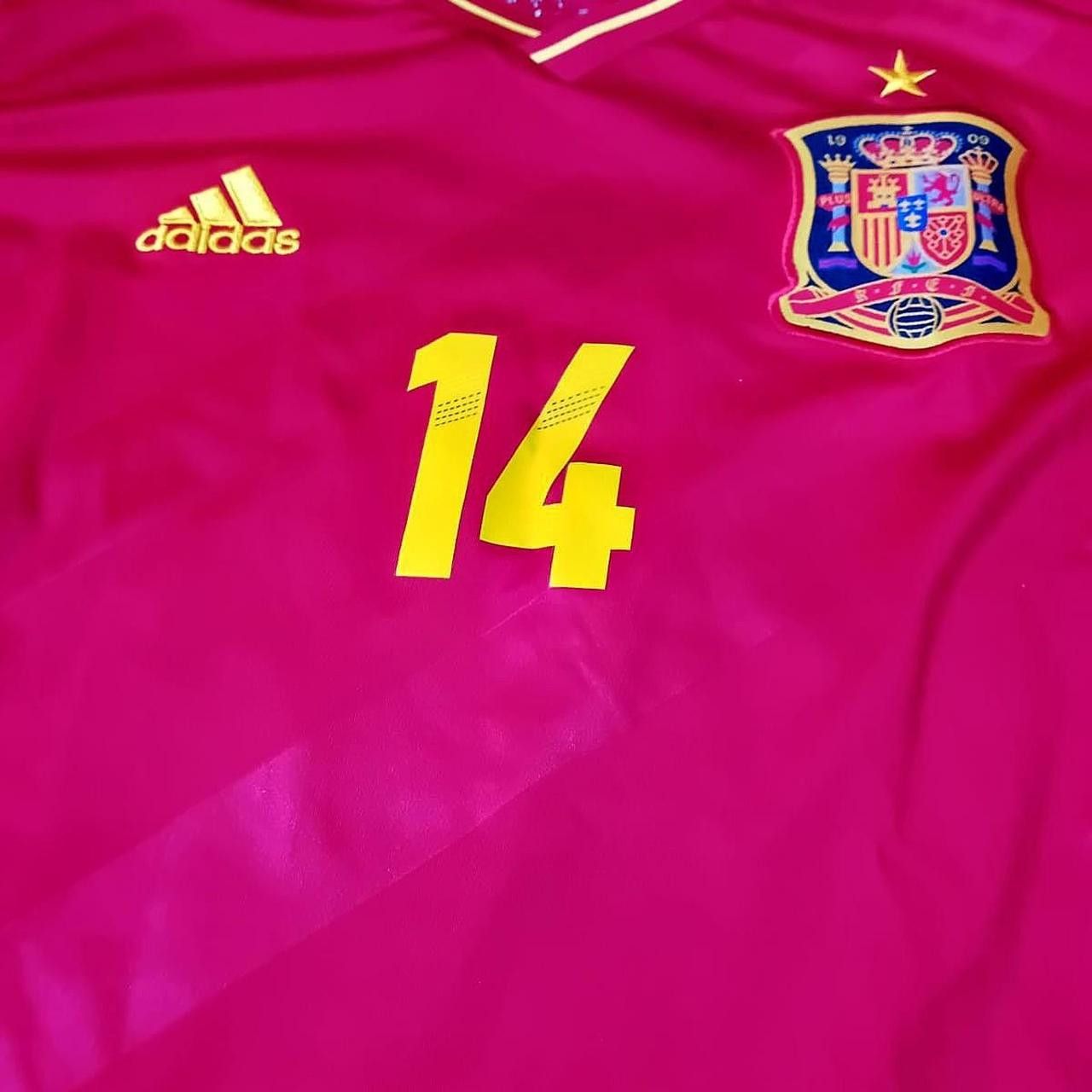 Adidas Vintage Xabi Alonso Spain Euro 2012 Rare Jersey La Roja S Size US S / EU 44-46 / 1 - 3 Thumbnail