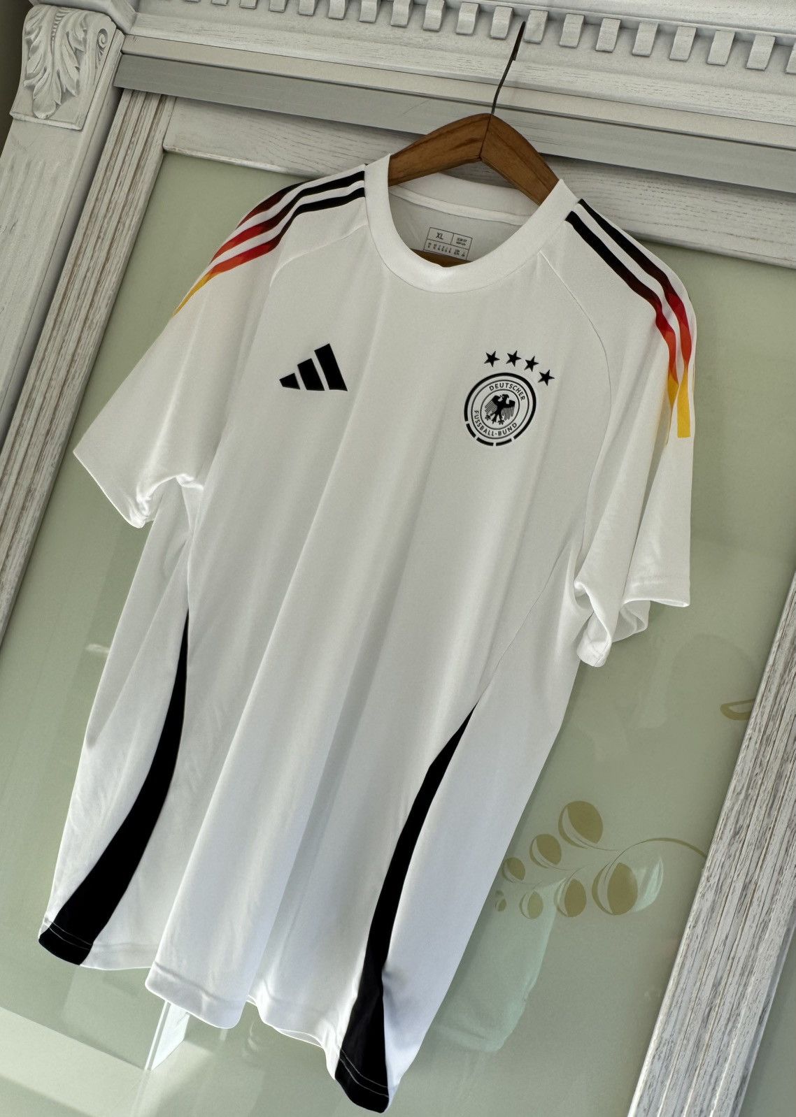 Adidas Germany 2024-2025 Home Soccer Jersey Football Shirt Kit Size US XL / EU 56 / 4 - 3 Thumbnail