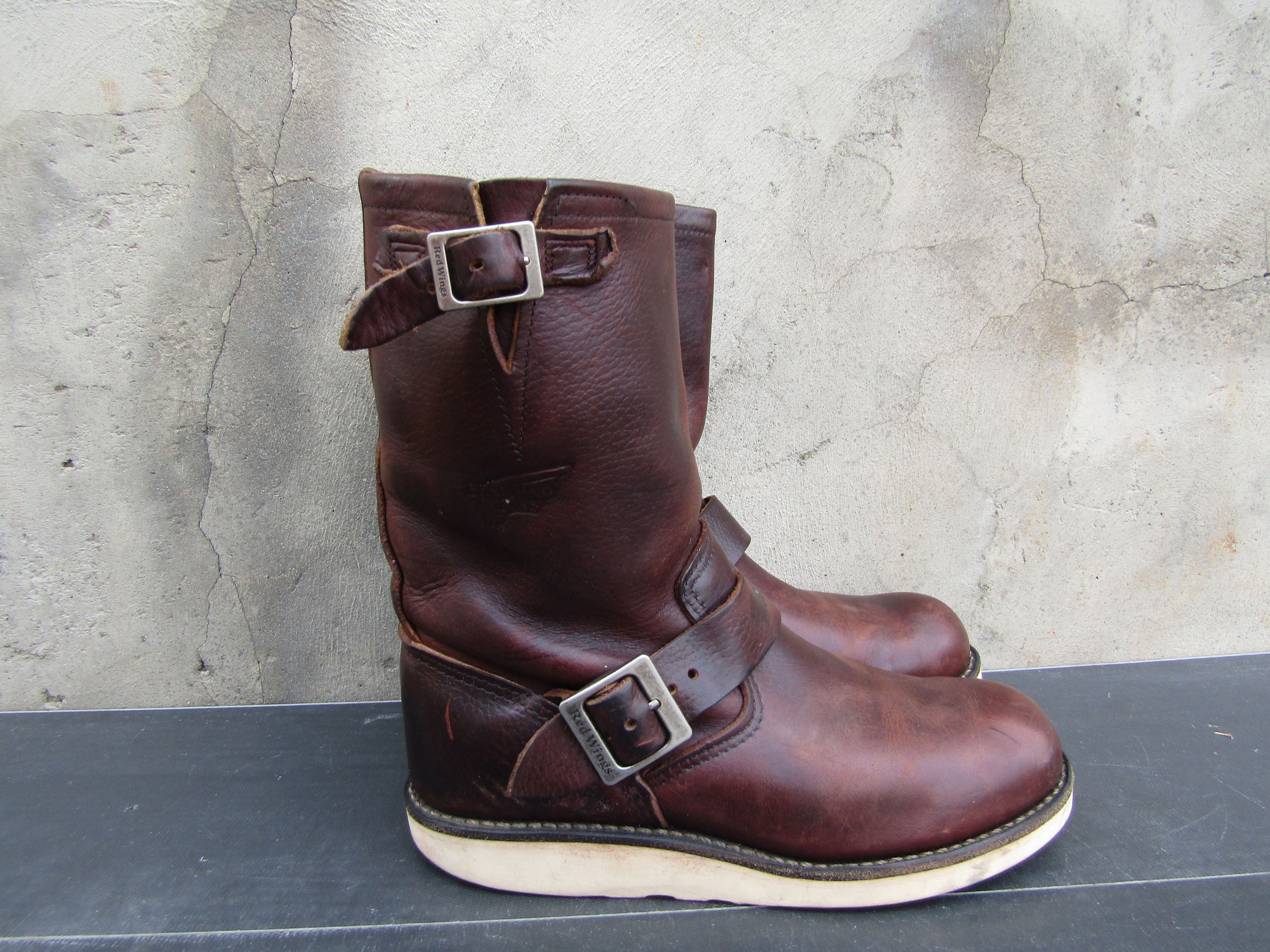Red Wing Red Wing Engineer 2970 PullOn Boots Brown Leather Size US 5.5 / EU 38 - 6 Thumbnail