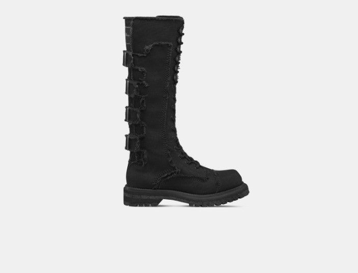 Dior o1w1db11125 KCT007 Diorebel Boots in Black Size US 7 / IT 37 - 1 Thumbnail