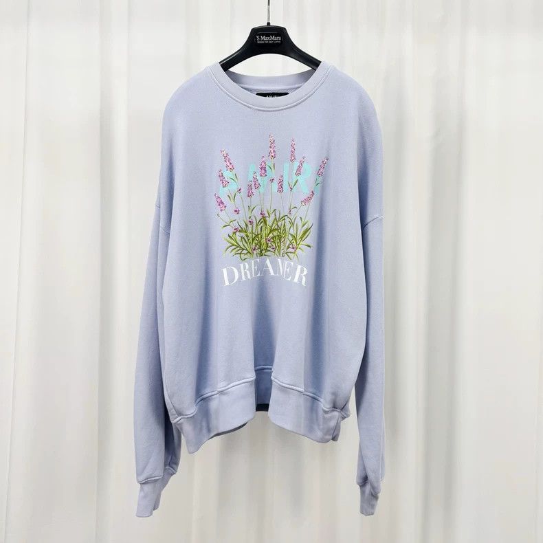 Amiri Amiri Purple Floral Letter Print Hoodie Size US XS / EU 42 / 0 - 1 Thumbnail