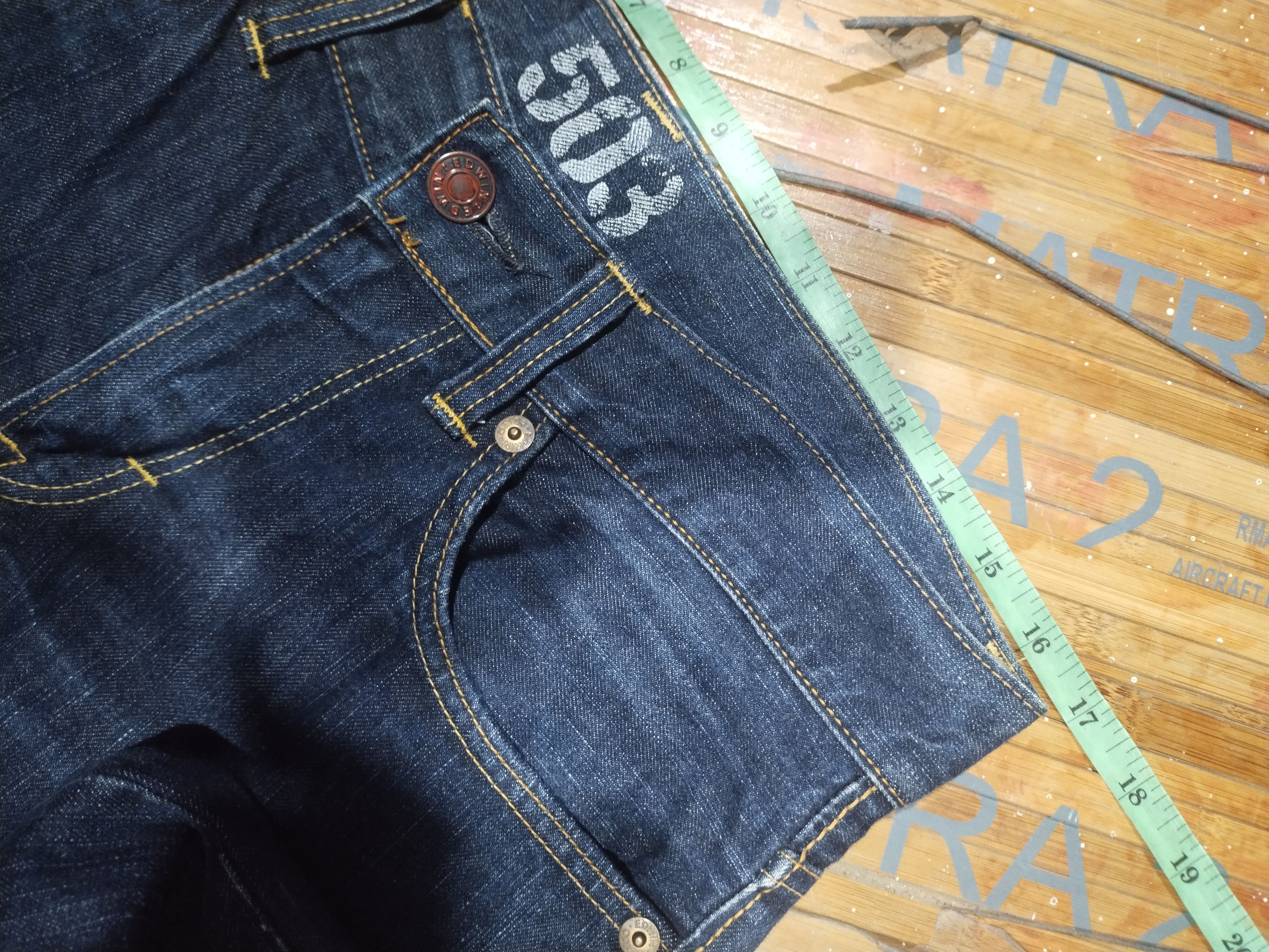 Edwin Jeans Edwin 503,Blue Trip Sz 30" Size US 30 / EU 46 - 7 Thumbnail