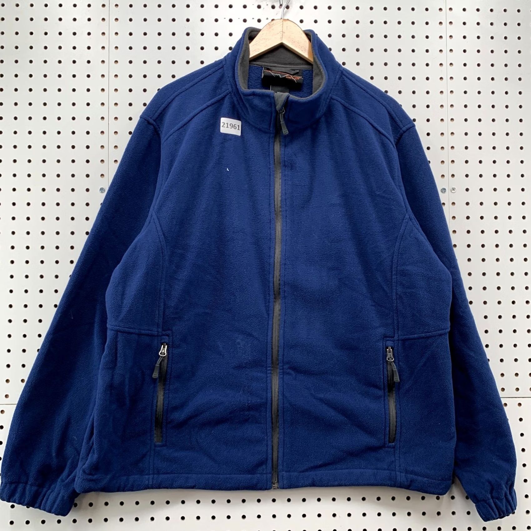 Free Country Free Country Fleece Full Zip Jacket Mens XL Blue Zipper Pockets 25x29 Size US XL / EU 56 / 4 - 5 Thumbnail