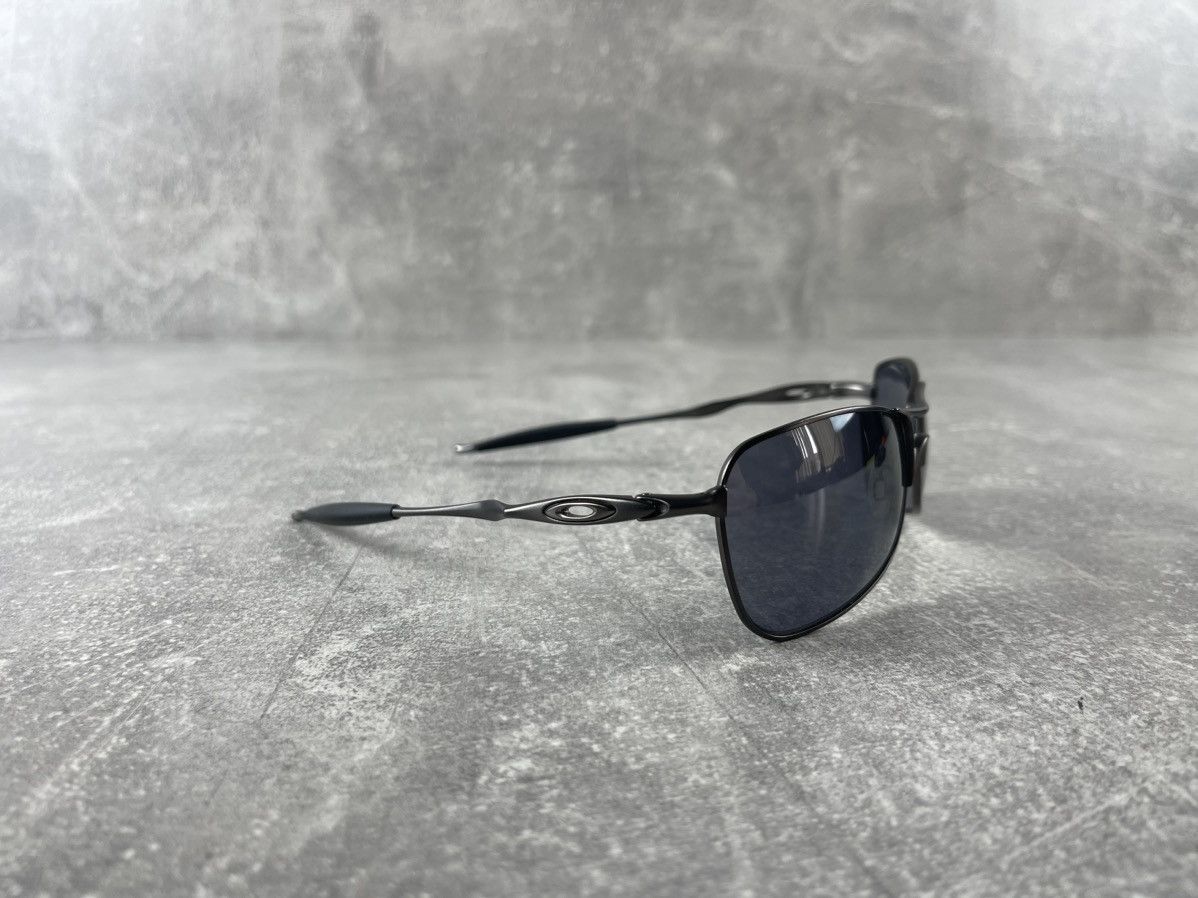 Oakley Oakley Aviator Sunglasses Gunmetal Frame Original 00s USA Size ONE SIZE - 2 Thumbnail