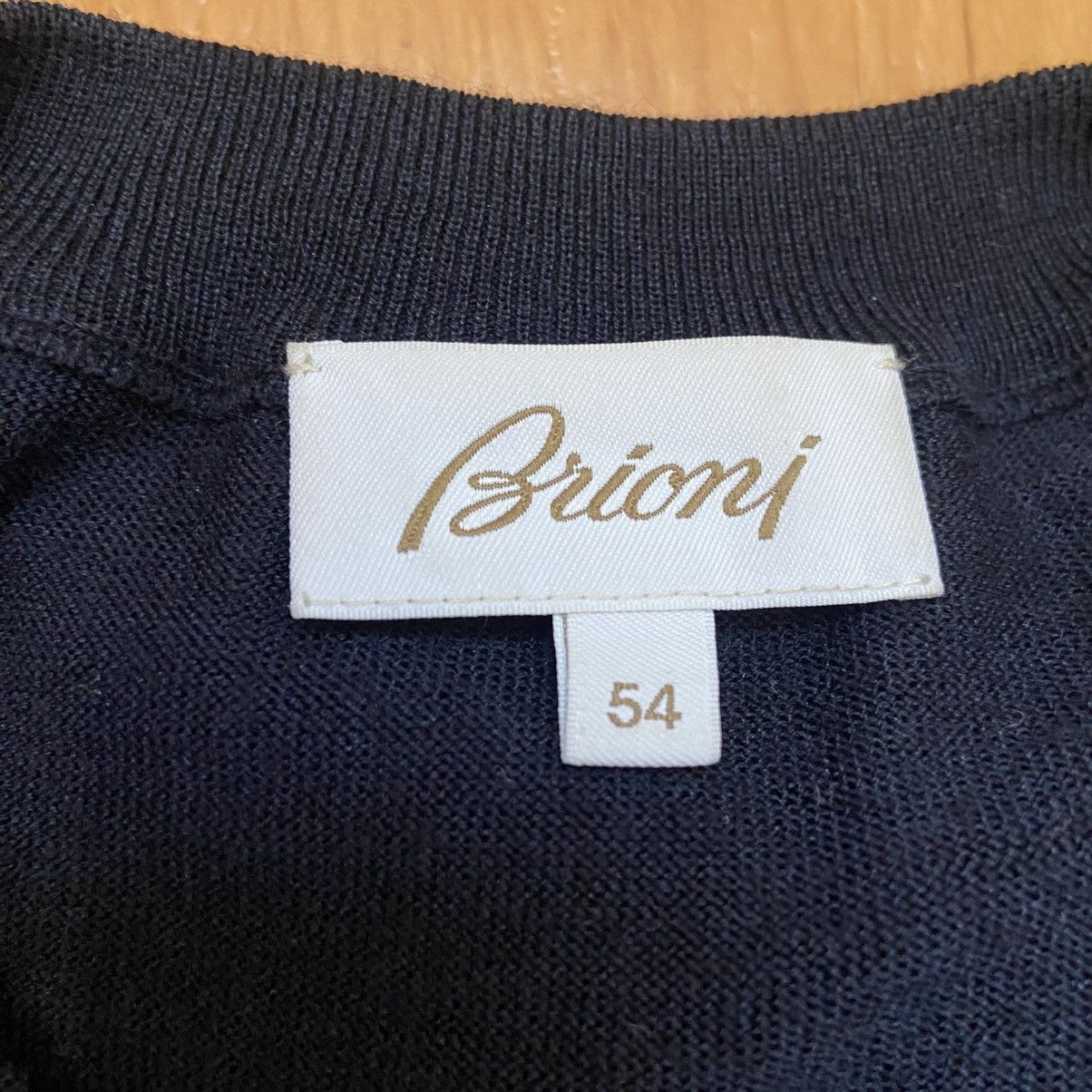 Brioni Brioni Preppy Navy Lightweight Crewneck Sweater Men’s 54 Size US XL / EU 56 / 4 - 10 Thumbnail