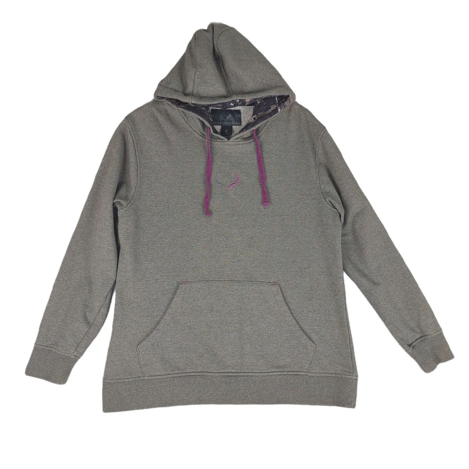 Other BLACK ANTLER Women's Pullover Hoodie Sweatshirt, Camo Hood Size XL / US 12-14 / IT 48-50 - 1 Thumbnail
