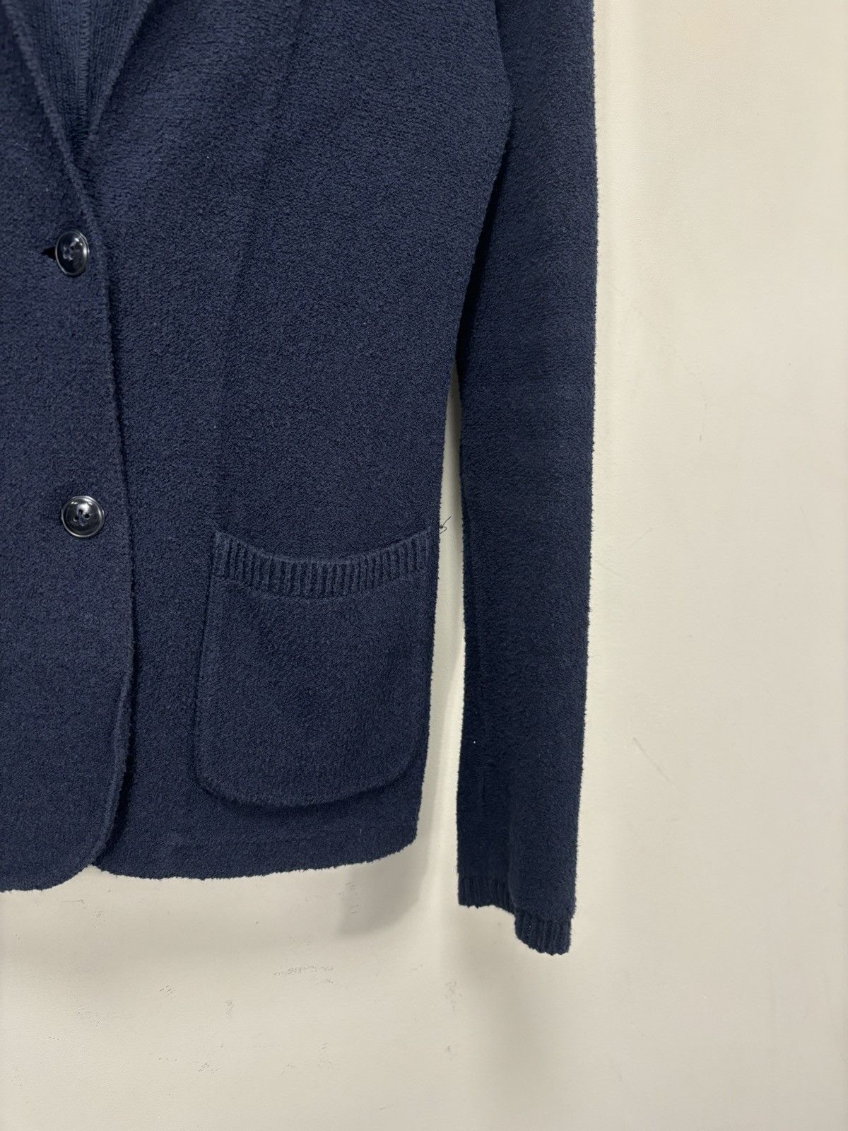 Lardini Lardini Knitwear Women’s 2-Buttons Navy Blue Cardigan Blazer Size S / US 4 / IT 40 - 6 Thumbnail