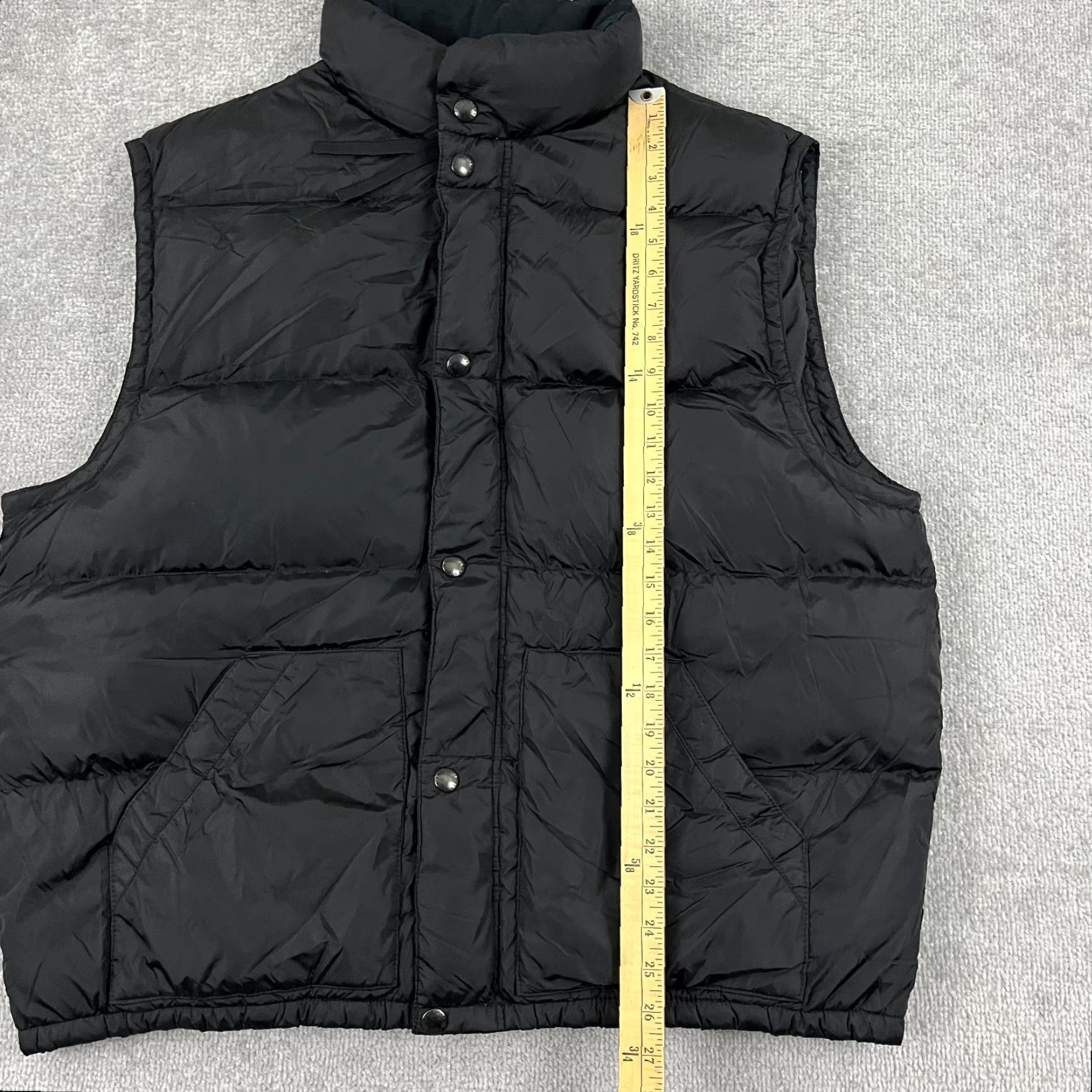 Polo Ralph Lauren Polo Ralph Lauren Down Vest Men 2XL Black Quilted Puffer Zip Snap Regular Fit Mid-Length Outdoor Retro Mens Size US XXL / EU 58 / 5 - 4 Thumbnail
