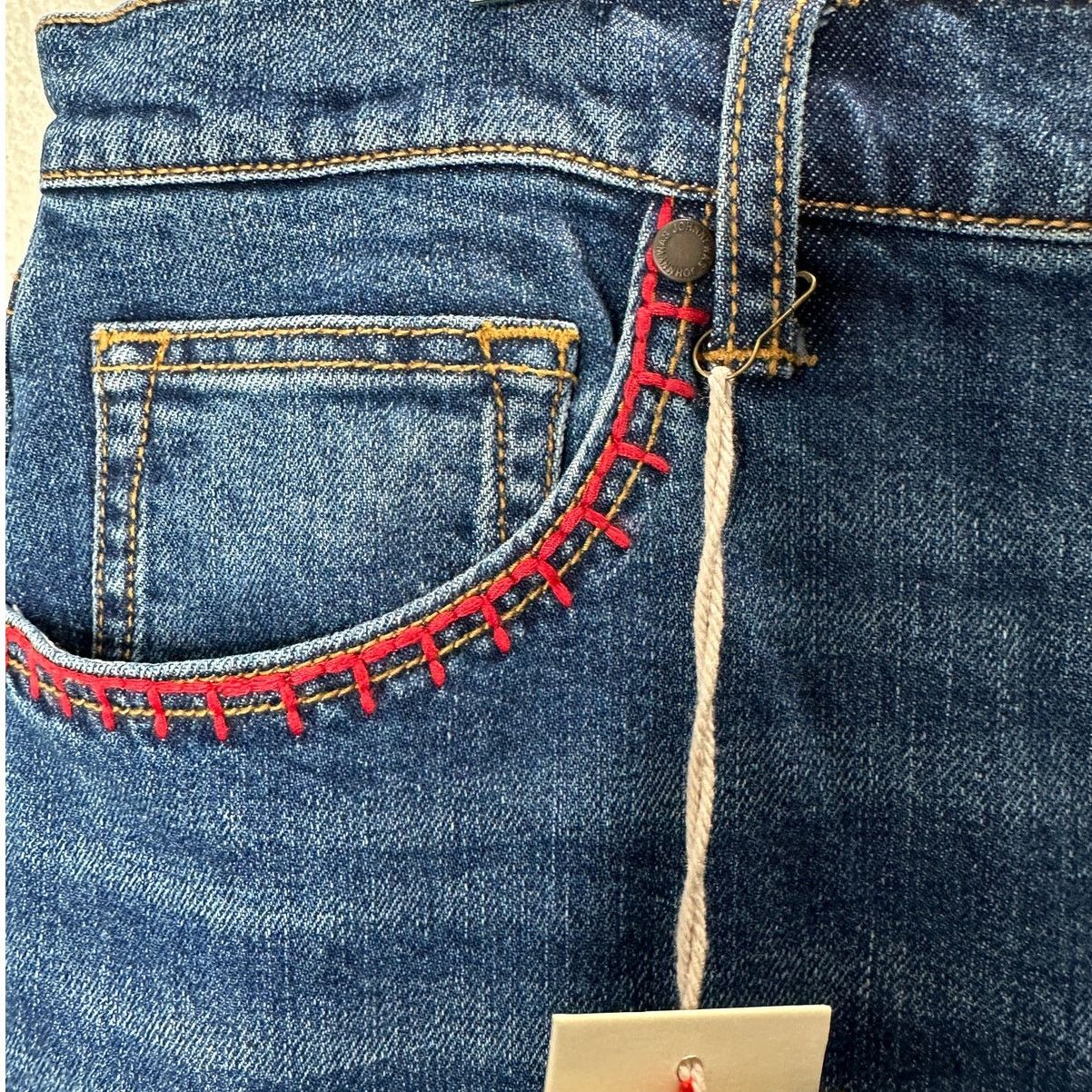 Johnny Was NWT Johnny Was Avery Cropped Baby Boot Mid Rise Slim Jean 32 Size 32" / US 10 / IT 46 - 8 Thumbnail
