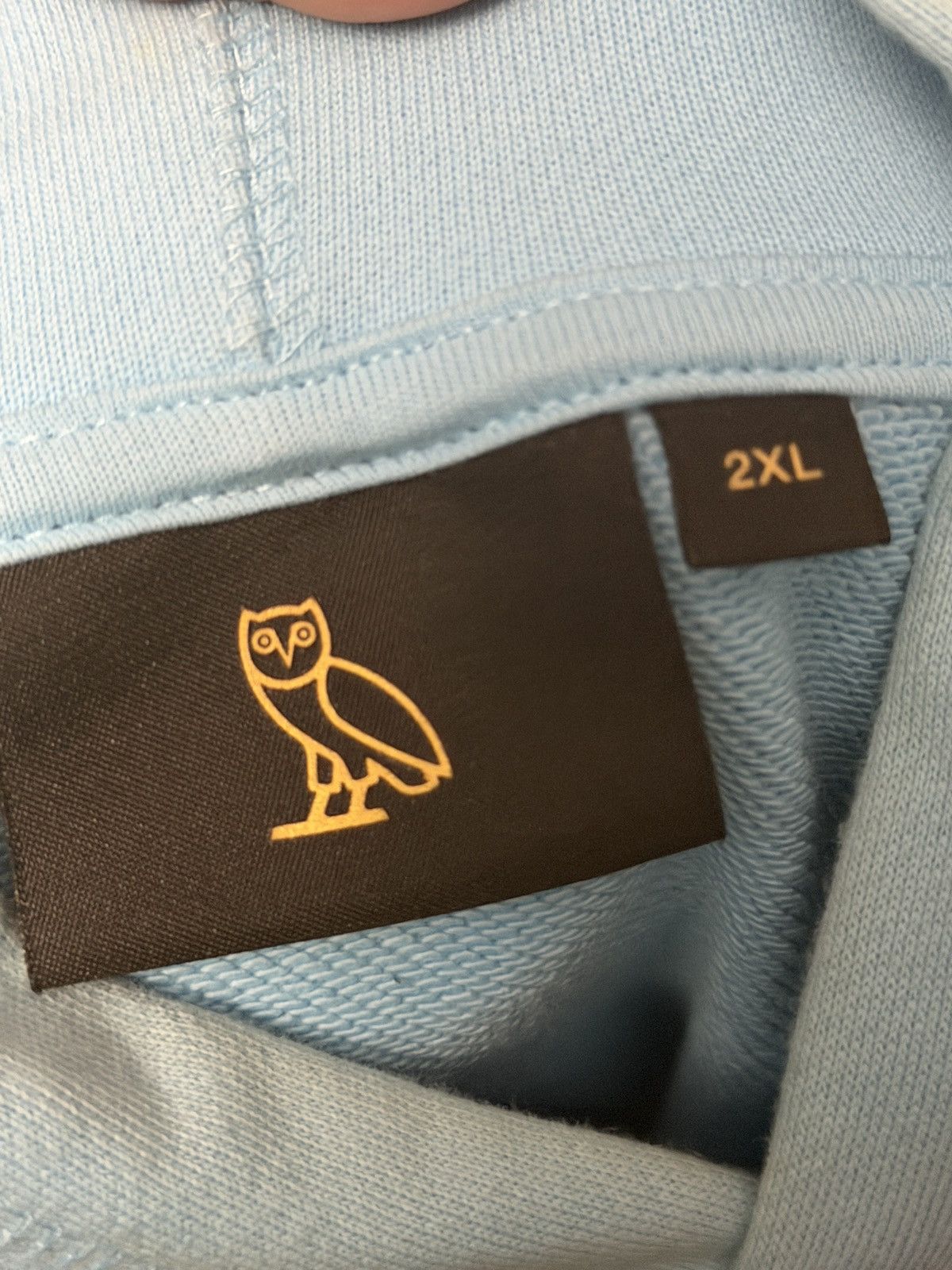 Drake *RARE* OVO Collegiate Hoodie Light Blue Size US XXL / EU 58 / 5 - 6 Thumbnail