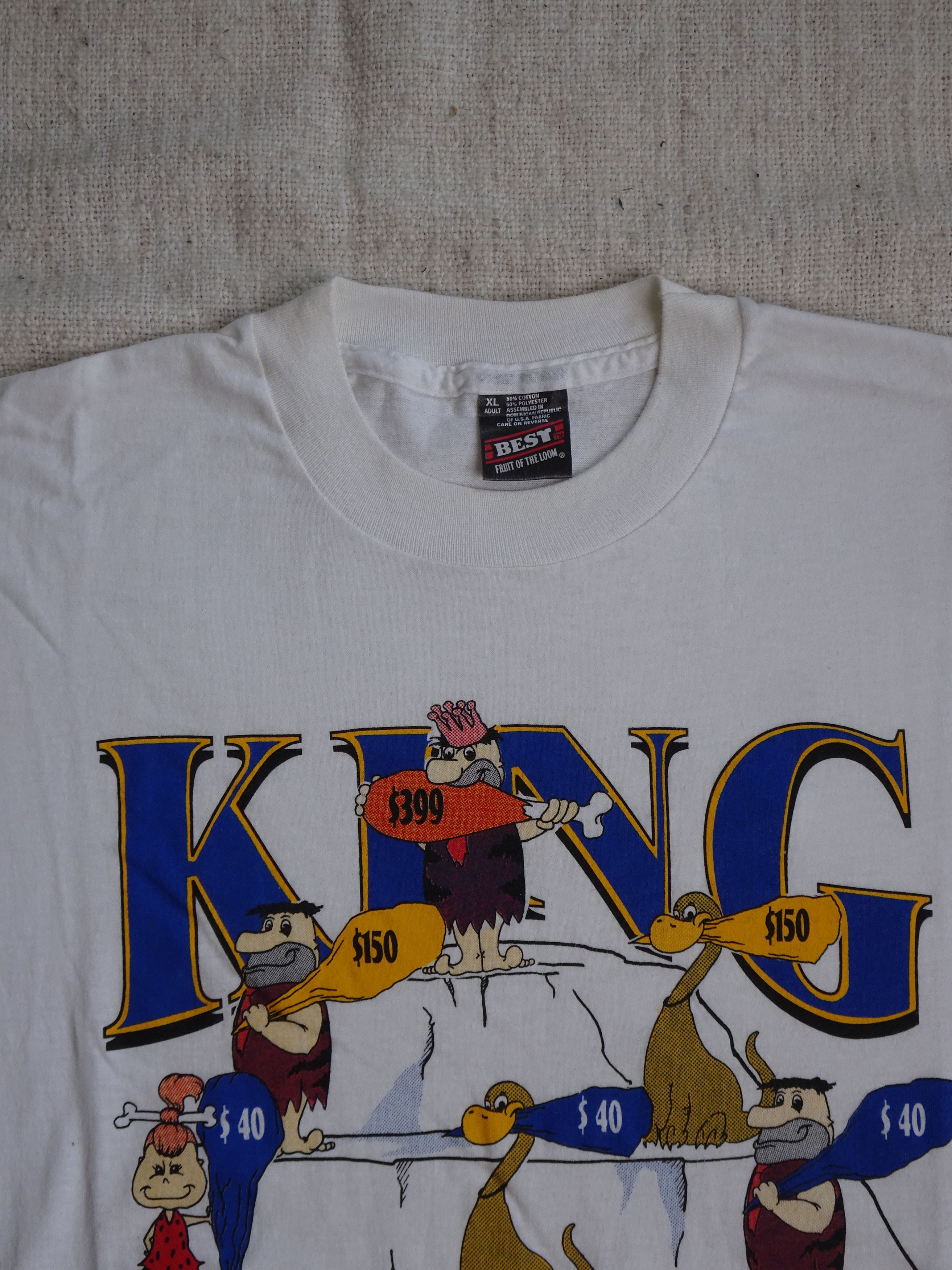 Fruit Of The Loom Vtg 90s Single Stitch King of the Mountain Graphic Tee Size US XL / EU 56 / 4 - 3 Thumbnail
