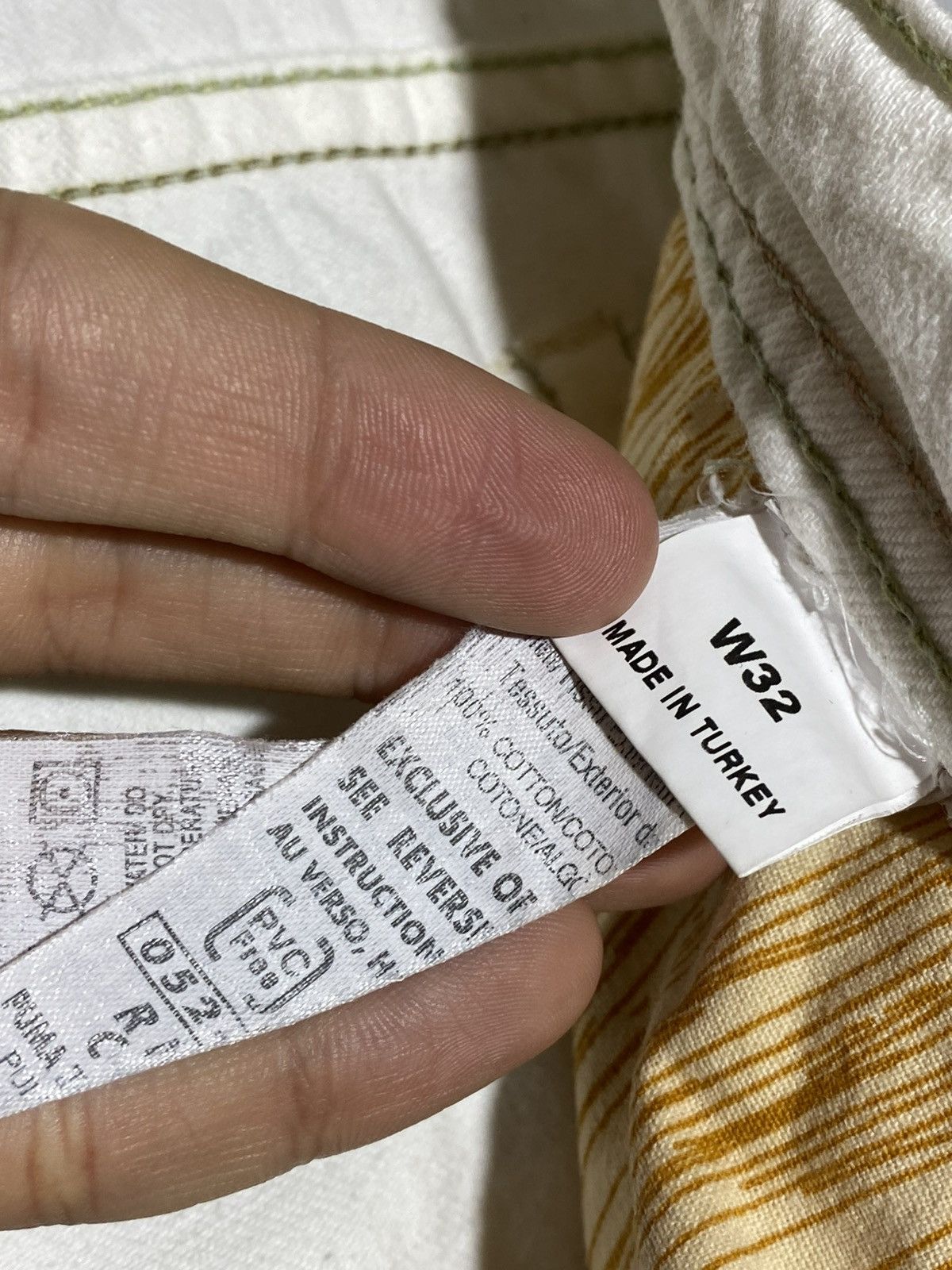 Evisu × Puma Evisu x Puma Vintage White Denim Shorts Rare Item Size US 32 / EU 48 - 18 Thumbnail