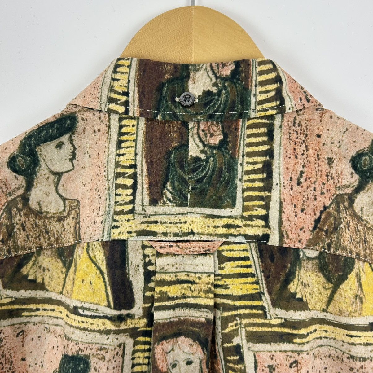Burberry Burberry Framed Heads Multicolor Print Button Down Shirt Size US M / EU 48-50 / 2 - 9 Thumbnail