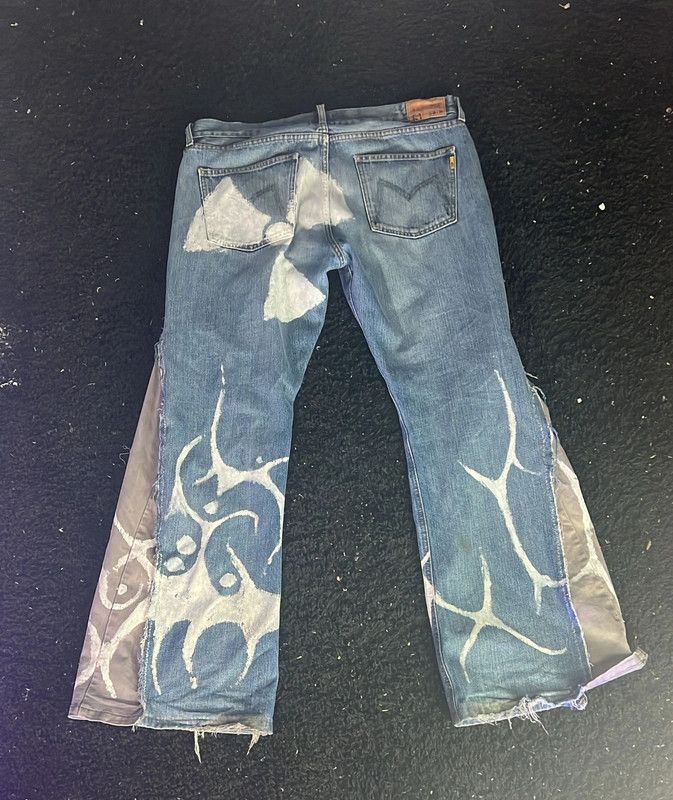 Japanese Brand Goth Opium Y2k Custom Streetwear Baggy Oversize Jeans Pants Size US 38 / EU 54 - 5 Thumbnail
