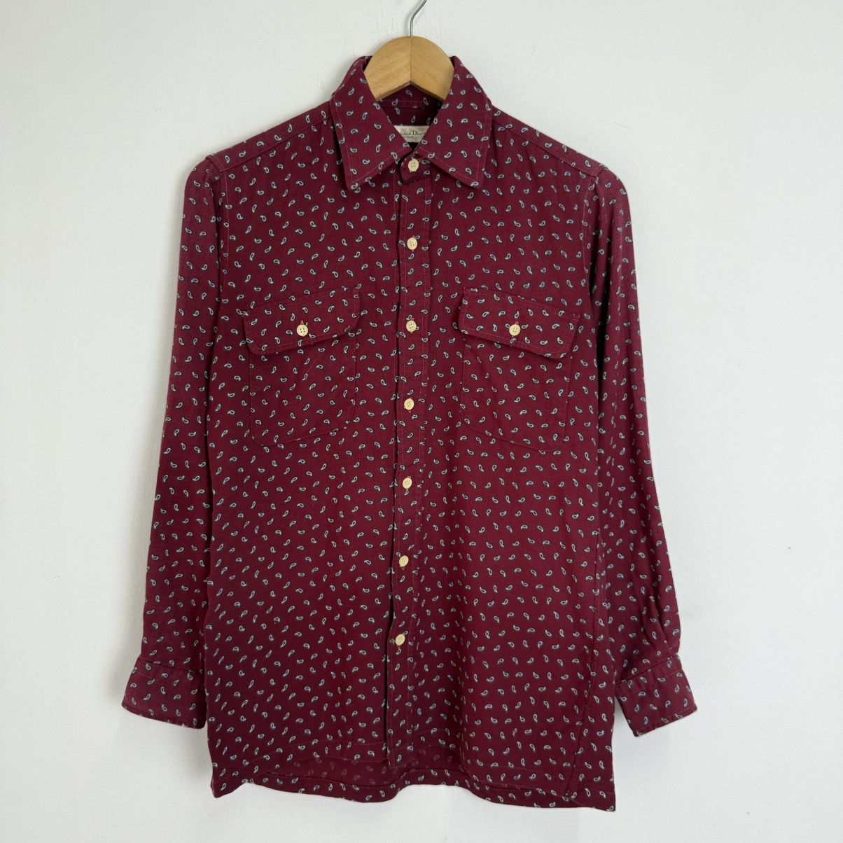 Christian Dior Monsieur Christian Dior Chemise Paisley Shirt. Size US M / EU 48-50 / 2 - 2 Thumbnail