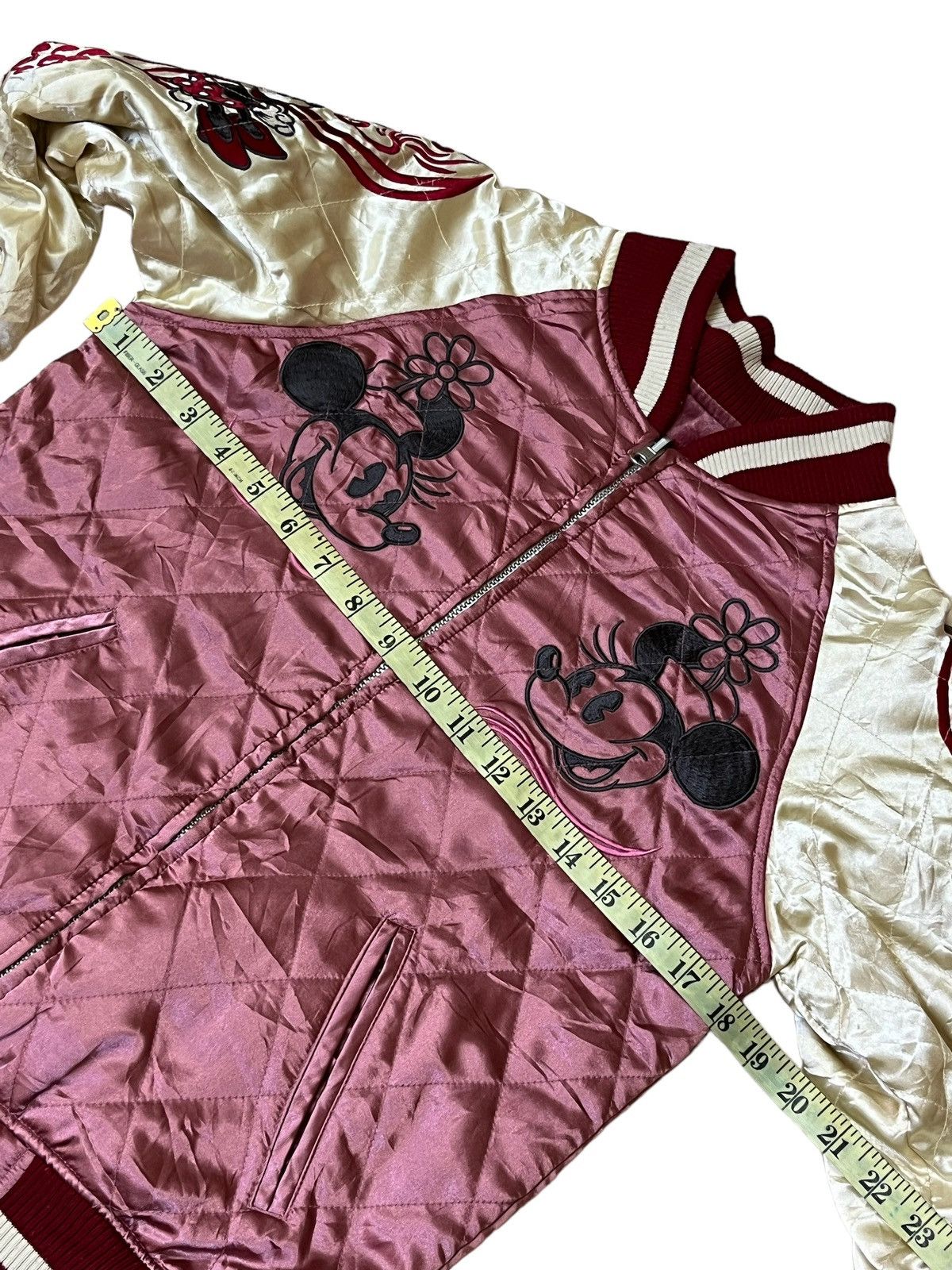 Disney SUKAJAN DISNEY MINNIE MOUSE NYLON/VELVET REVERSIBLE JACKET Size US XS / EU 42 / 0 - 17 Thumbnail