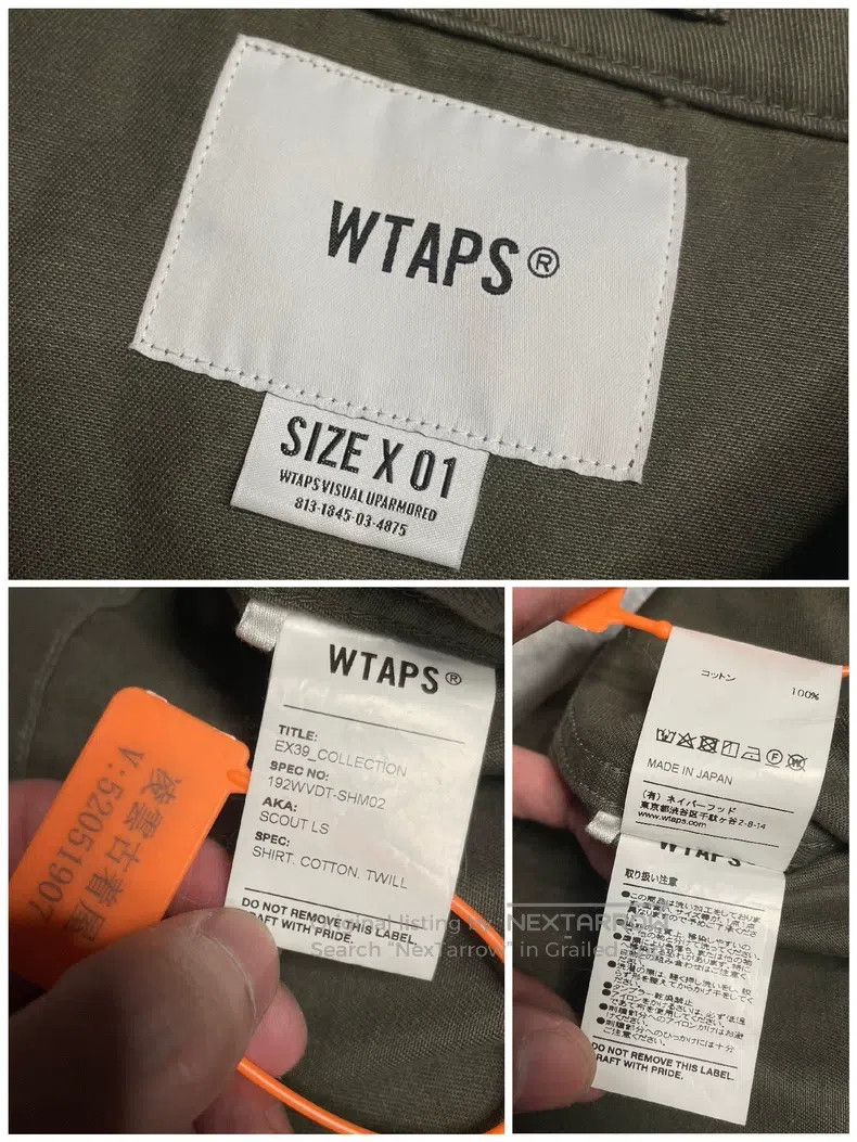 Wtaps Wtaps Long-sleeved work shirt with no collar and single po Size US S / EU 44-46 / 1 - 8 Thumbnail