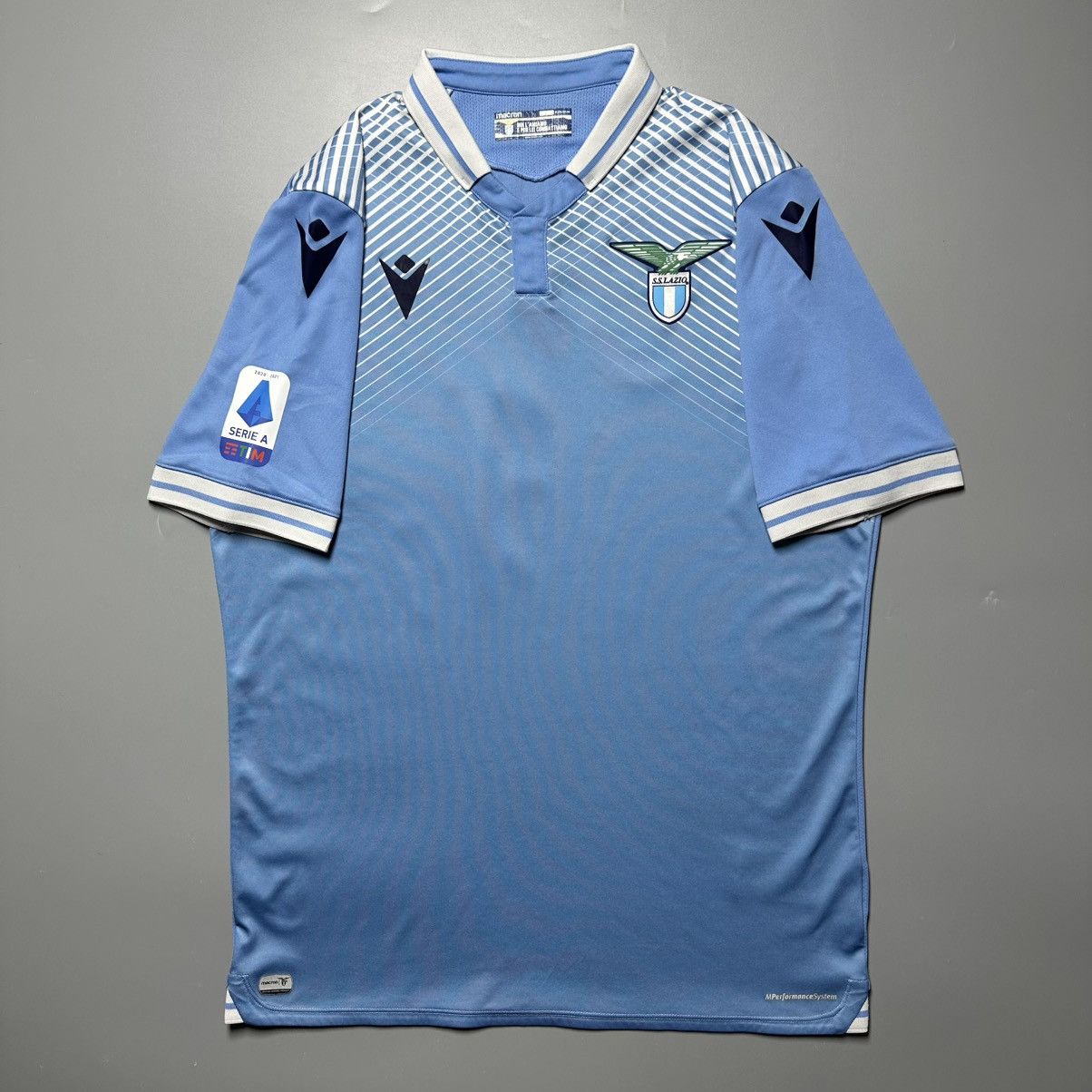 Macron LAZIO MACRON 2020/2021 FOOTBALL HOME JERSEY #10 LUIS ALBERTO Size US L / EU 52-54 / 3 - 2 Thumbnail