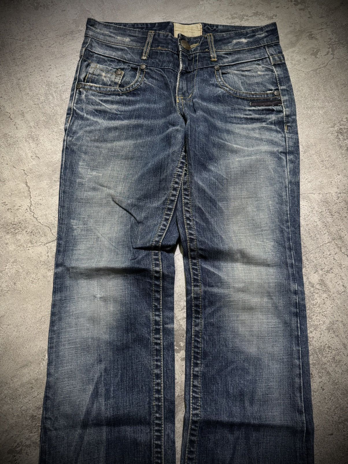 Japanese Brand LOLITA JEANS IFSIXWASNINE DISTRESSED BOOTCUT JEANS Size US 32 / EU 48 - 6 Thumbnail