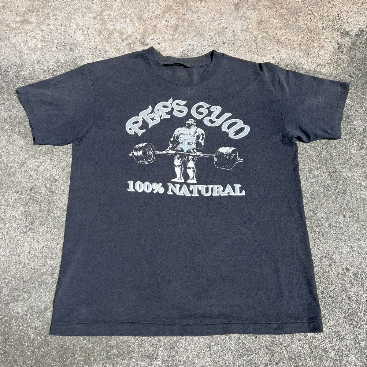 Other Vintage 90s PEP’S GYM Fitness Promo Tee Shirt Feded Size US L / EU 52-54 / 3 - 2 Thumbnail