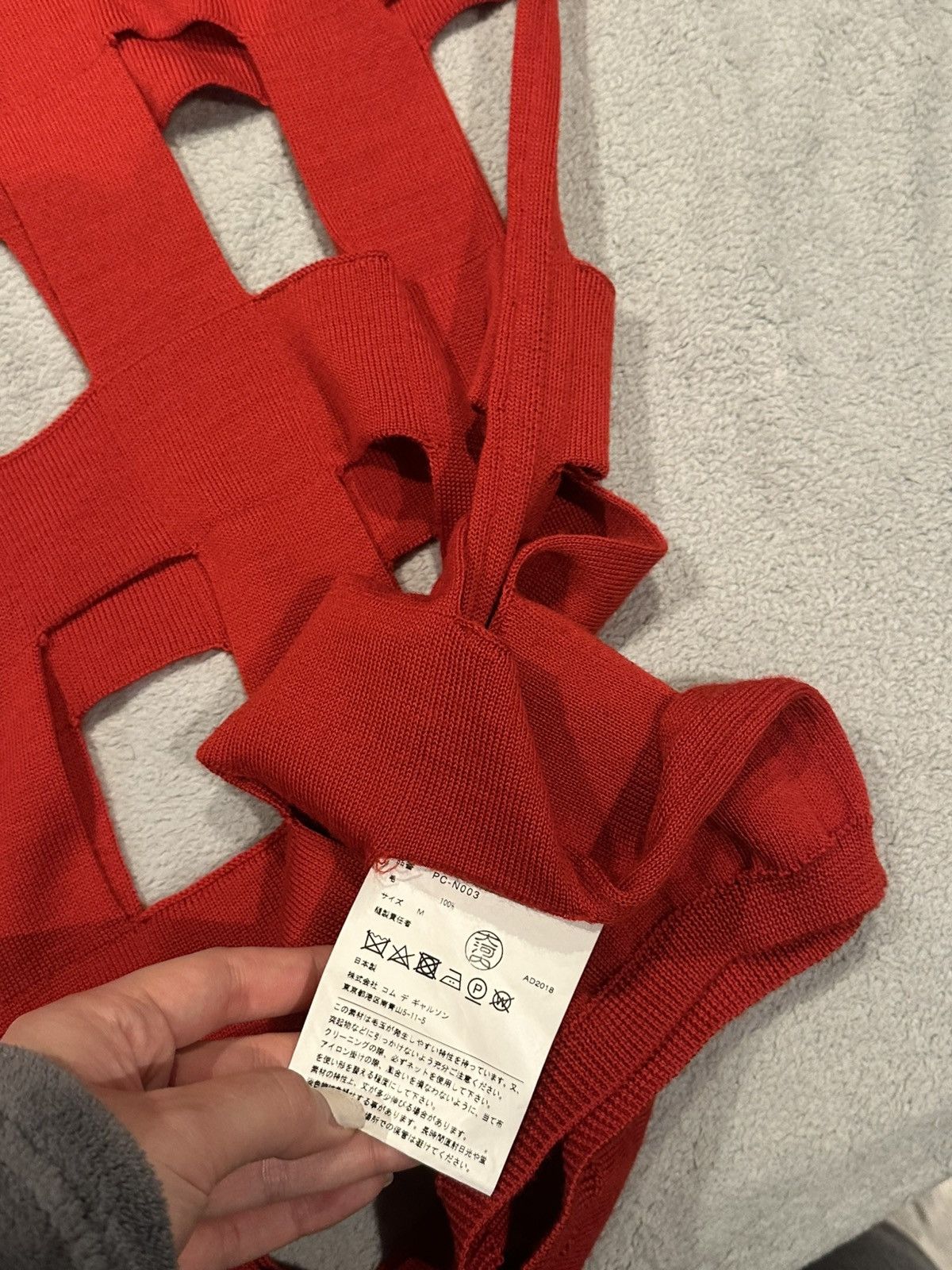 Comme des Garcons Homme Plus Comme Des Garcons Homme Plus - Cut out detail Wool Jumper Size US M / EU 48-50 / 2 - 3 Thumbnail