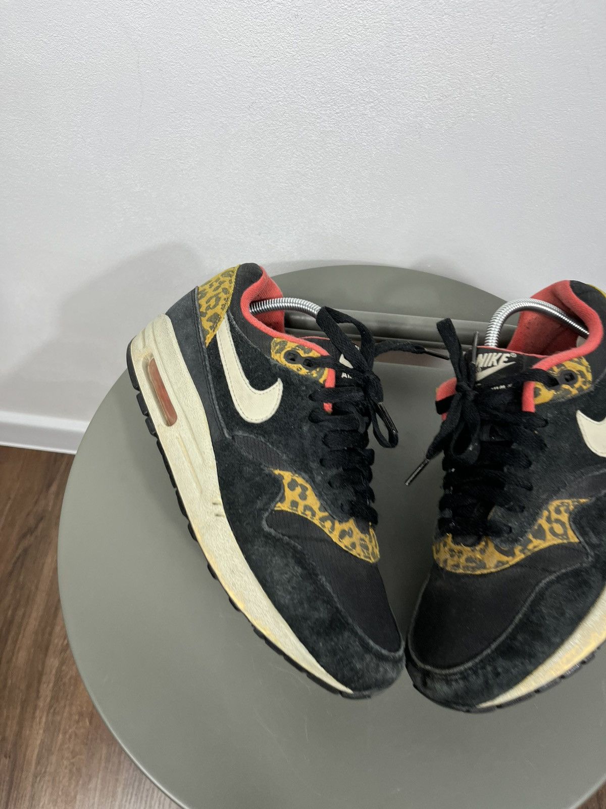 Nike Nike Air Max 1 Leopard Print Black Red 38.5 US 7.5 Sneakers Size US 7.5 / IT 37.5 - 2 Thumbnail