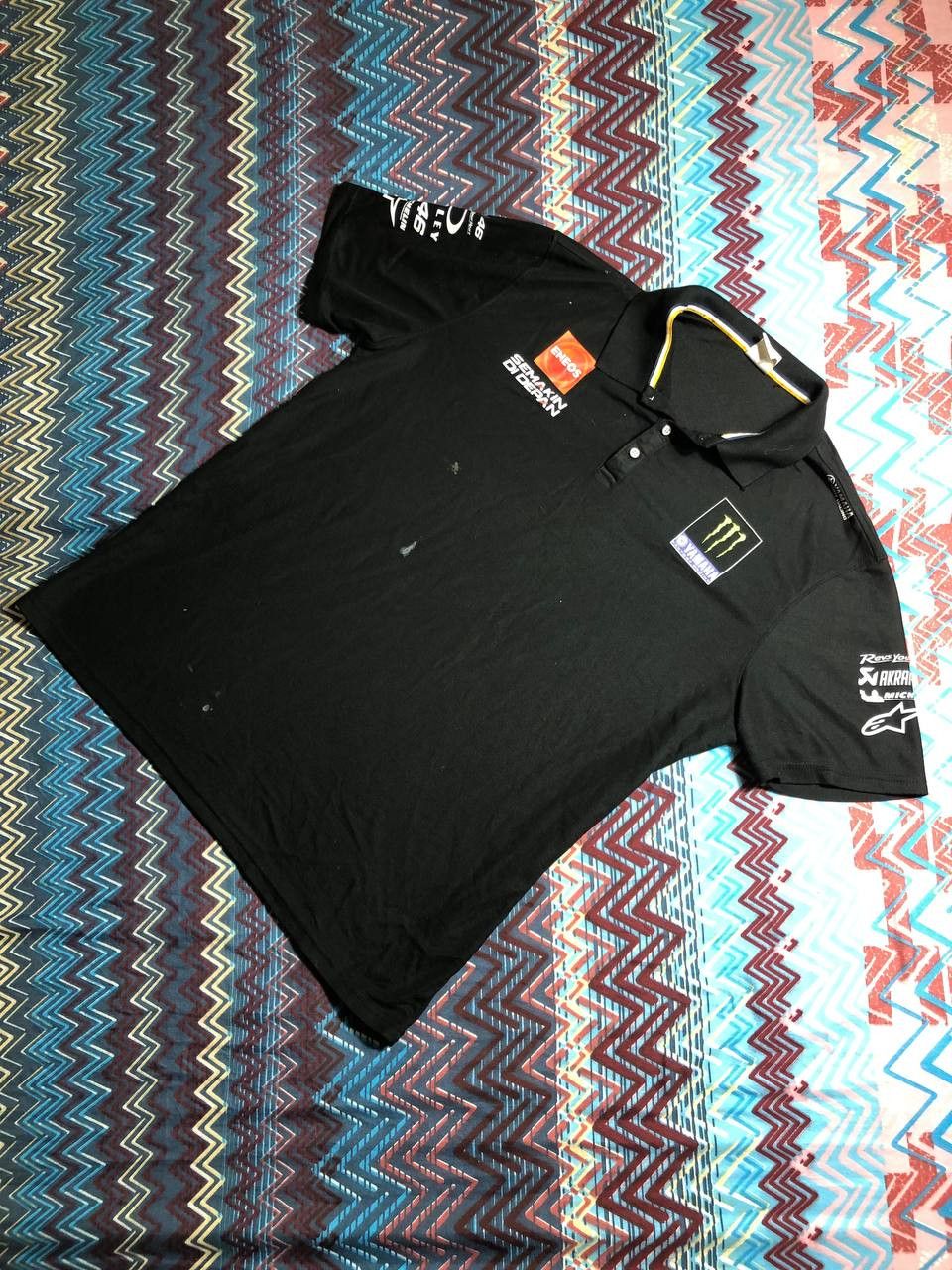 Vintage × Yamaha Mens Vintage Yamaha Polos racing big logo T-shirt y2k rare Size US XXL / EU 58 / 5 - 19 Thumbnail