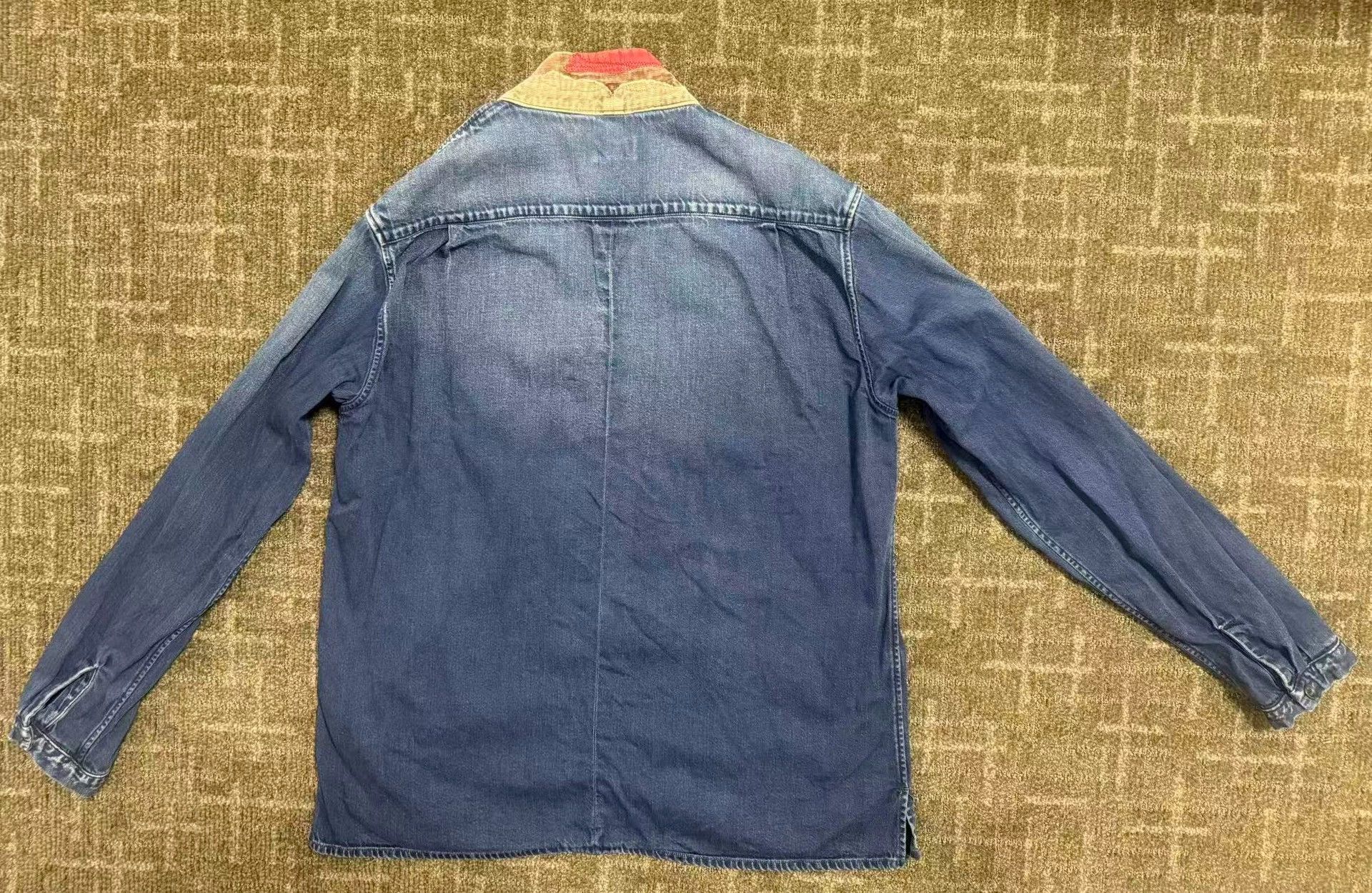 Kapital KAPITAL Indigo Denim Patchwork Distressed Dōgan Size 5 Size US XXL / EU 58 / 5 - 2 Thumbnail