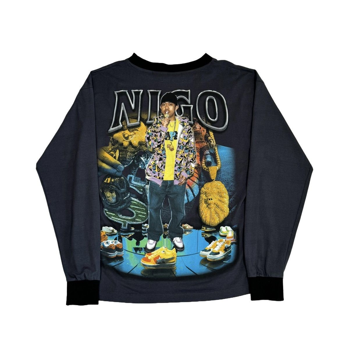 Marino Morwood Marino Morwood Nigo Long Sleeve T-Shirt Size US L / EU 52-54 / 3 - 2 Thumbnail