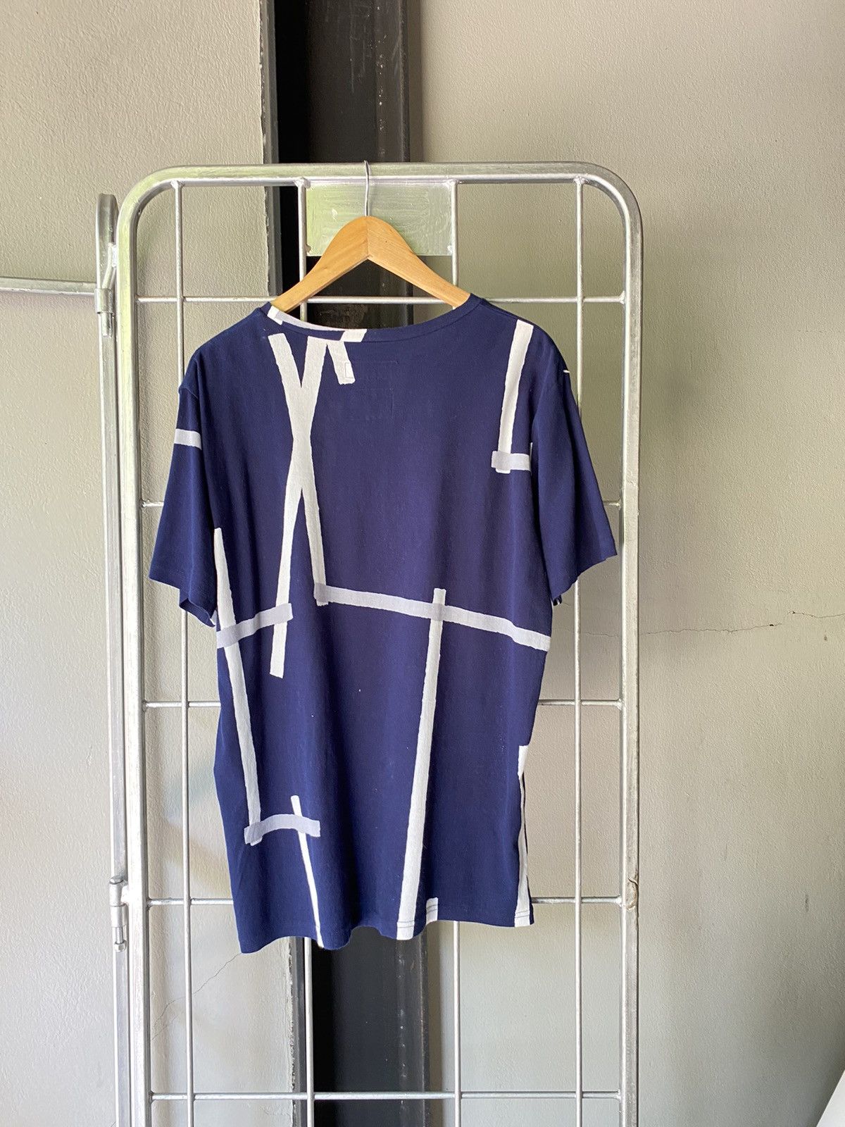 SOU SOU SOU・SOU dark blue geometric print tee Size L / US 10 / IT 46 - 9 Thumbnail