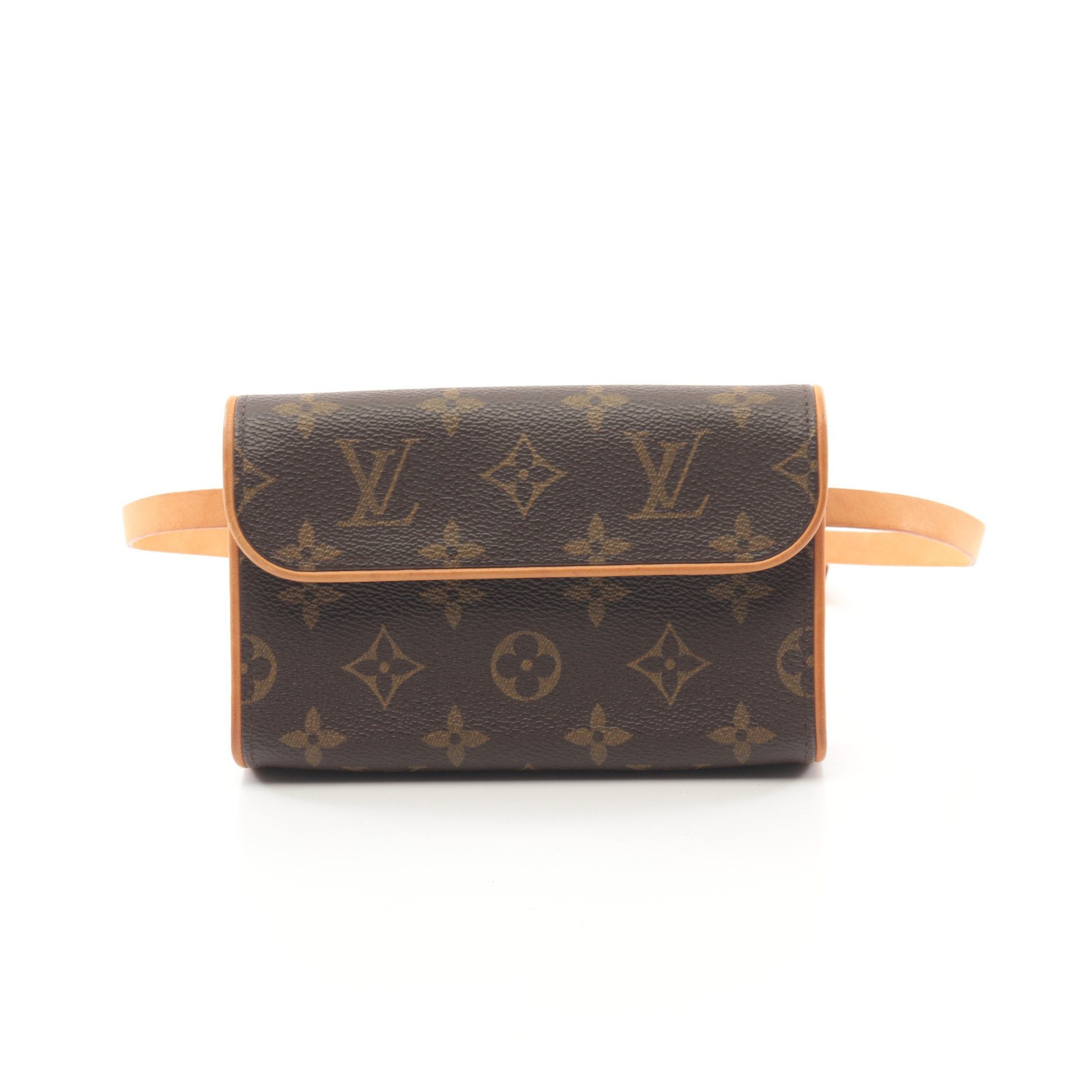 Louis Vuitton Louis Vuitton Pochette Florentine Monogram Body Bag Waist Leather Brown Size ONE SIZE - 1 Thumbnail