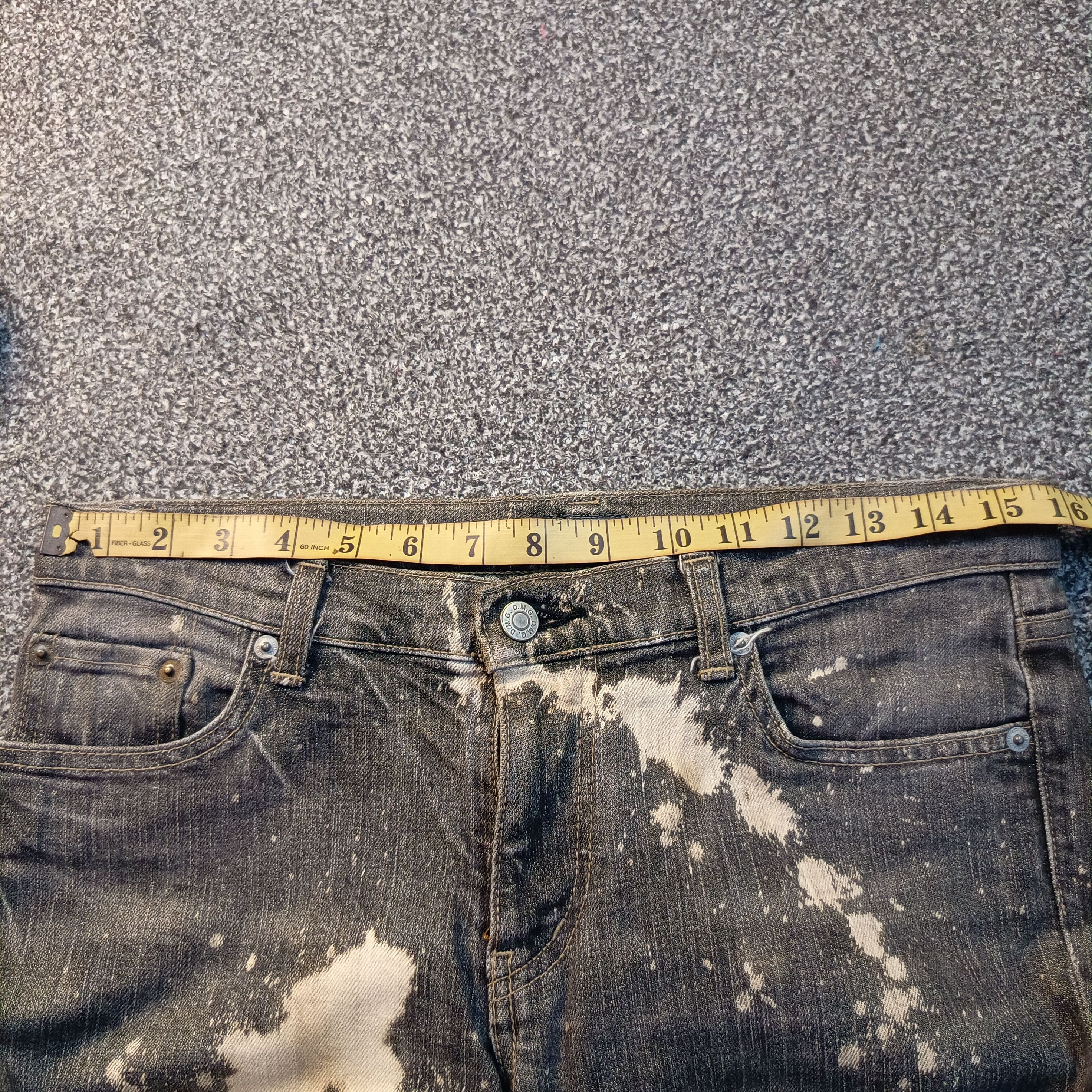 If Six Was Nine 🇯🇵🔥🔥 Vintage y2k Seditionaries DMG Splash Denim Size US 32 / EU 48 - 10 Thumbnail