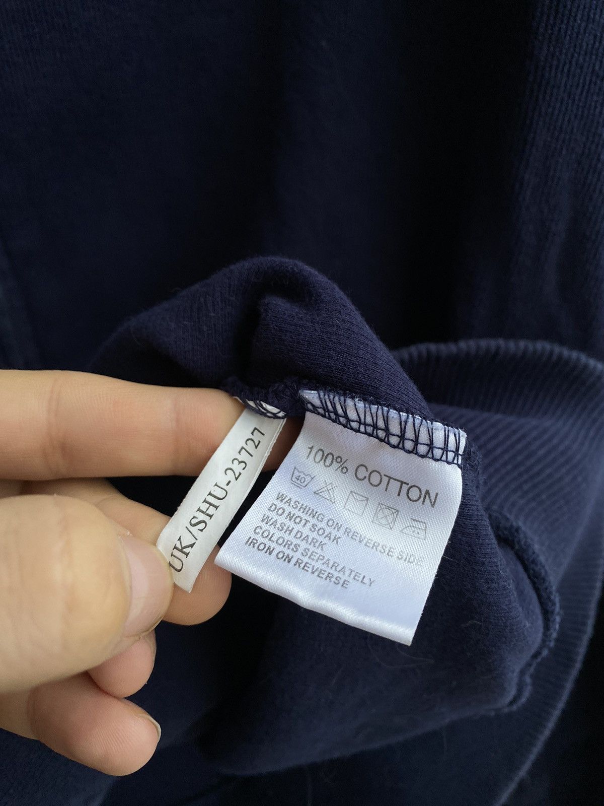 Yves Saint Laurent YSL Hoodie Zip YSL Sweatshirt Navy Size US XL / EU 56 / 4 - 6 Thumbnail