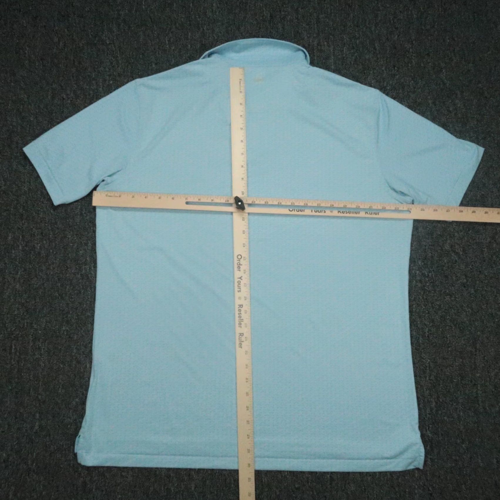 Peter Millar Peter Millar Shirt Men XL Blue Spicer Performance Jersey Polo Shirt Casual Golf breathable Lightweight Stretch Athletic Summer Comfort Size US XL / EU 56 / 4 - 7 Thumbnail