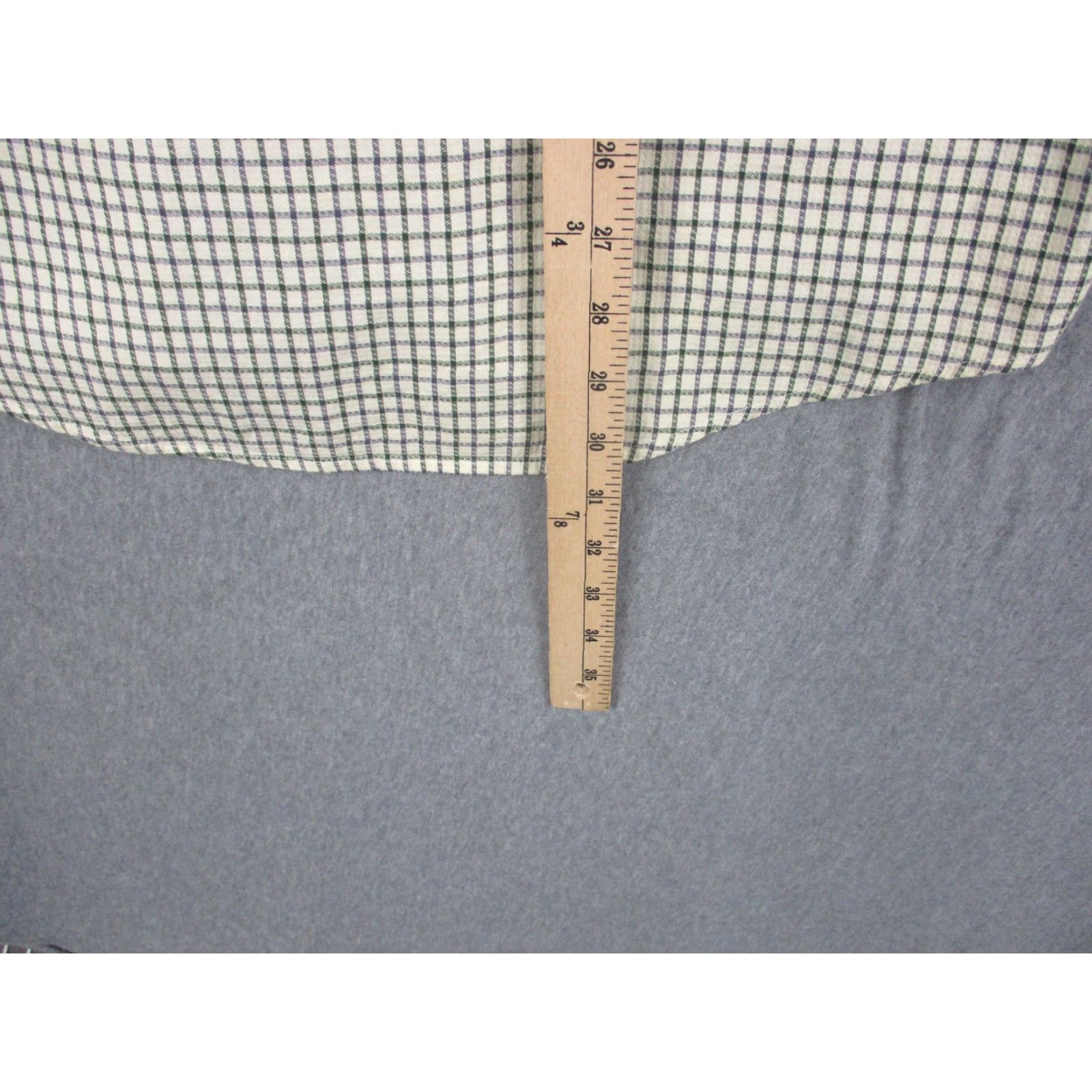Ermenegildo Zegna VINTAGE Ermenegildo Zegna Shirt Mens Large Green Blue Plaid Button Down Long Sleeve Size US XL / EU 56 / 4 - 6 Thumbnail
