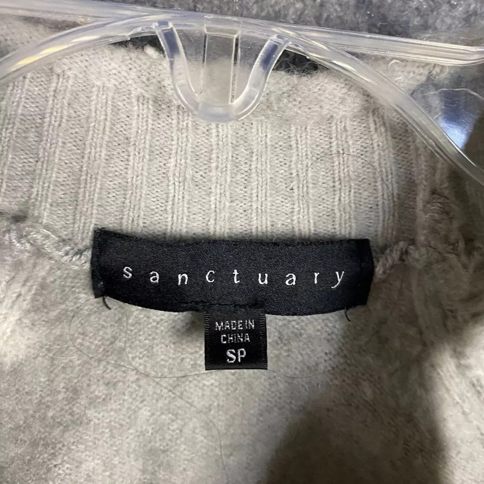 Sanctuary Sanctuary Sweater Women's SP Acrylic Wool Gray Pullover Size S / US 4 / IT 40 - 3 Thumbnail