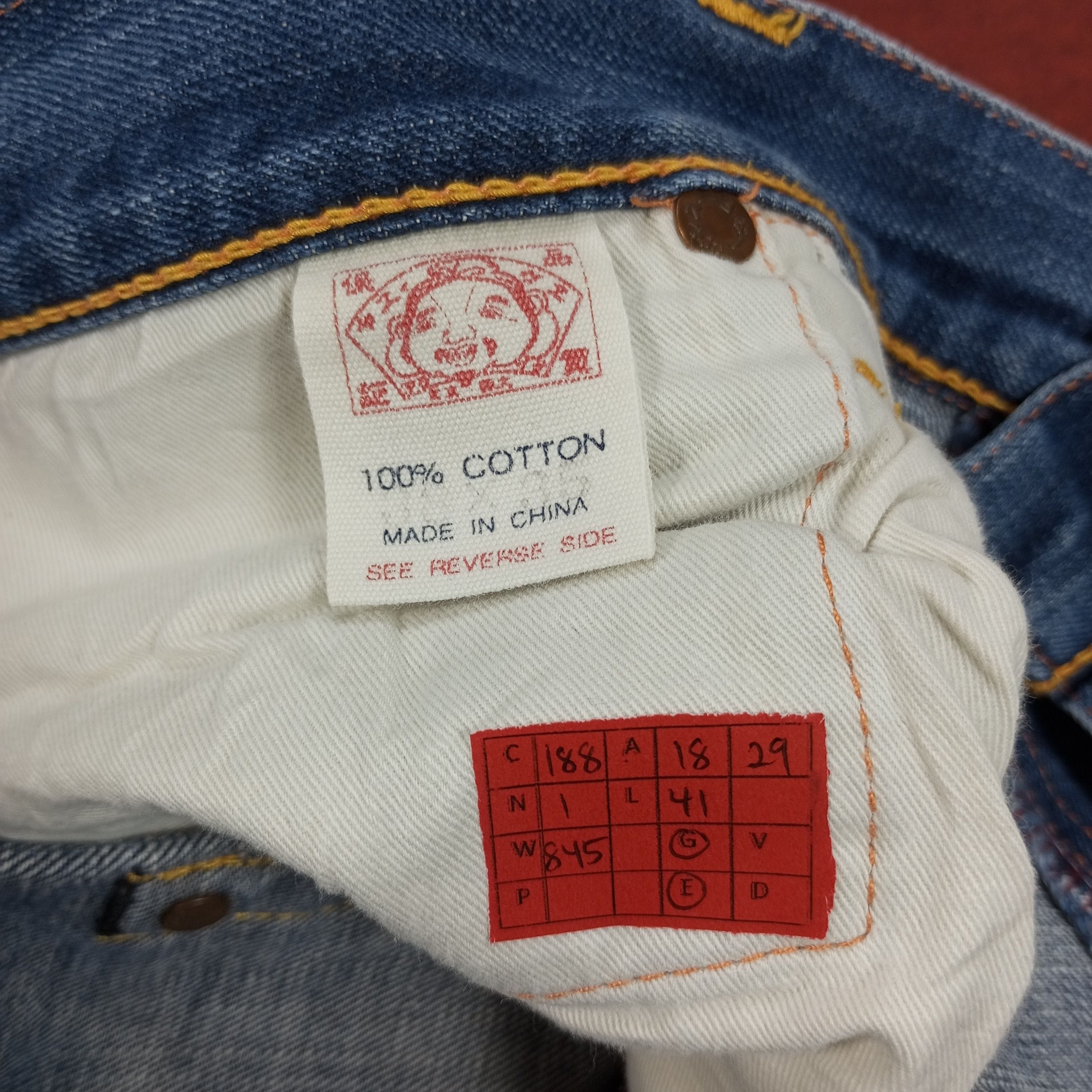 Evisu × Japanese Brand × Vintage Evisu Japanese Brand Fashion Style Custom Daicock Jeans Size US 36 / EU 52 - 13 Thumbnail