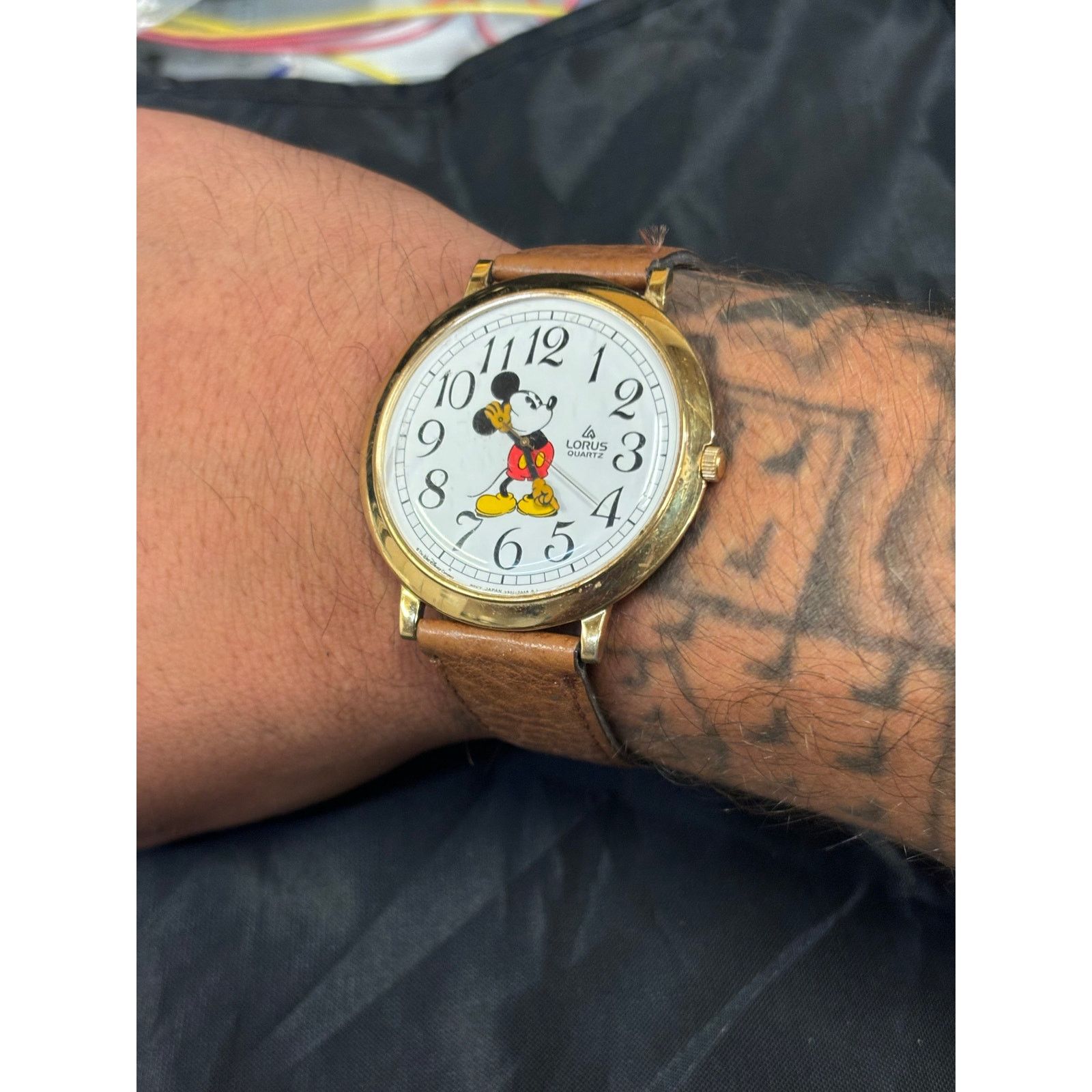 Seiko Vintage Lorus Micky Mouse Watch! New Battery! Size ONE SIZE - 7 Thumbnail