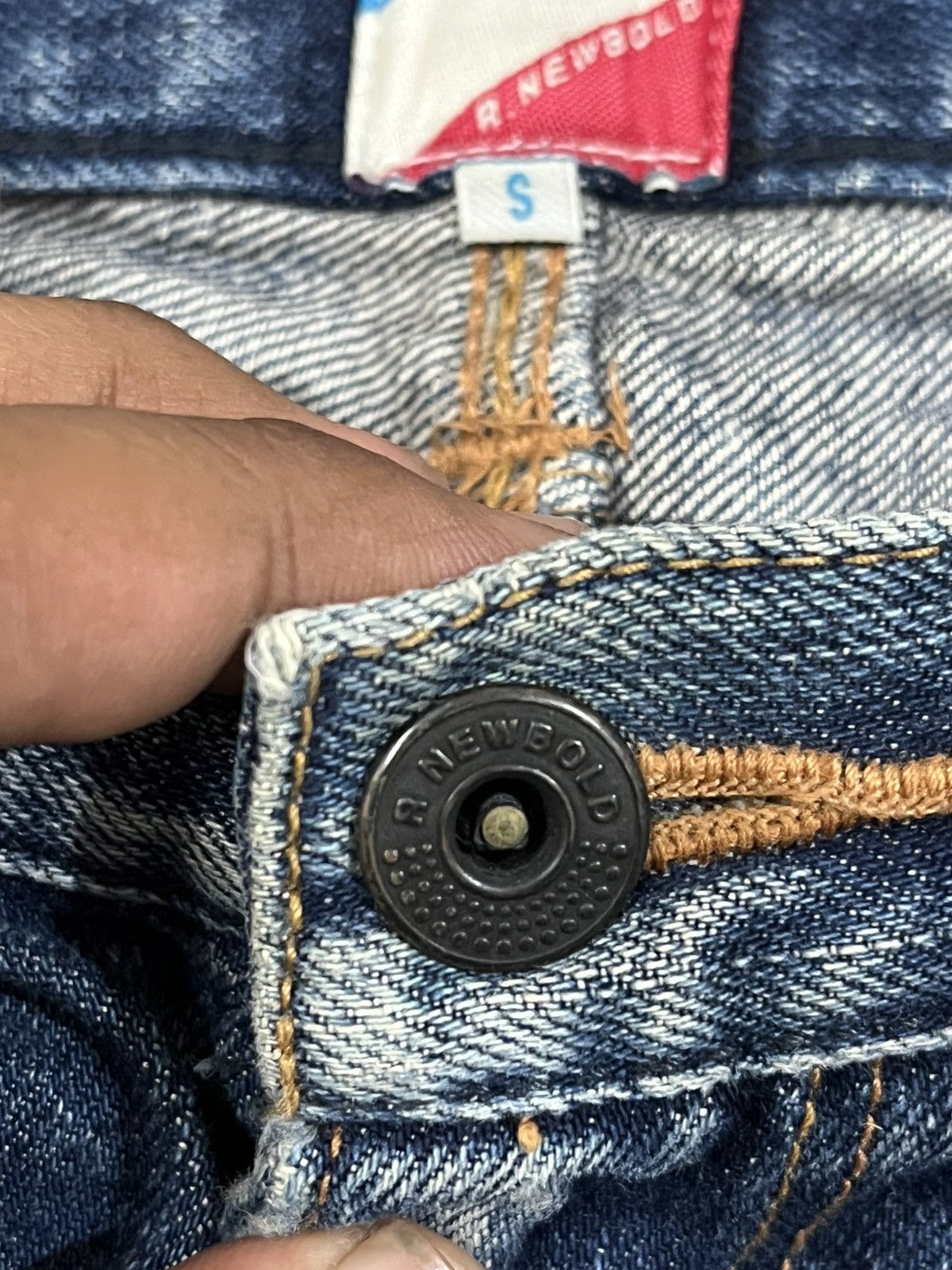 Paul Smith × R.Newbold × Yasuyuki Ishii Vintage R.Newbold Selvedge Distressed Denim Size US 31 - 8 Thumbnail