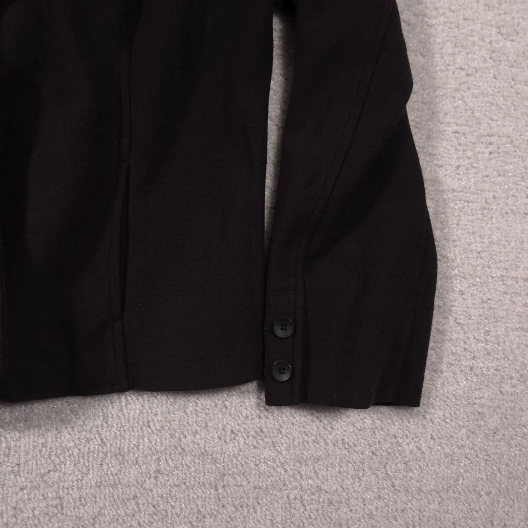 Talbots Talbots Blazer Womens Petite Large Black Two-Button Stretch Jacket Career Work shirt? Size L / US 10 / IT 46 - 5 Thumbnail