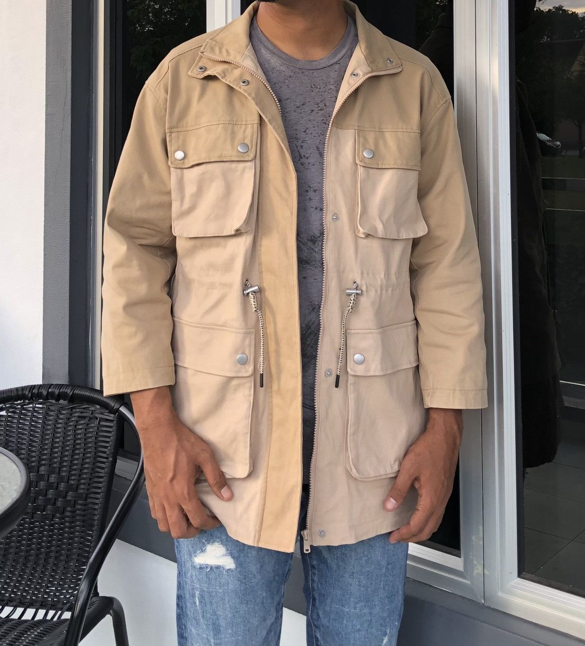 Japanese Brand Divided H&M Parka With Cargo Pocket Jacket Size US M / EU 48-50 / 2 - 3 Thumbnail
