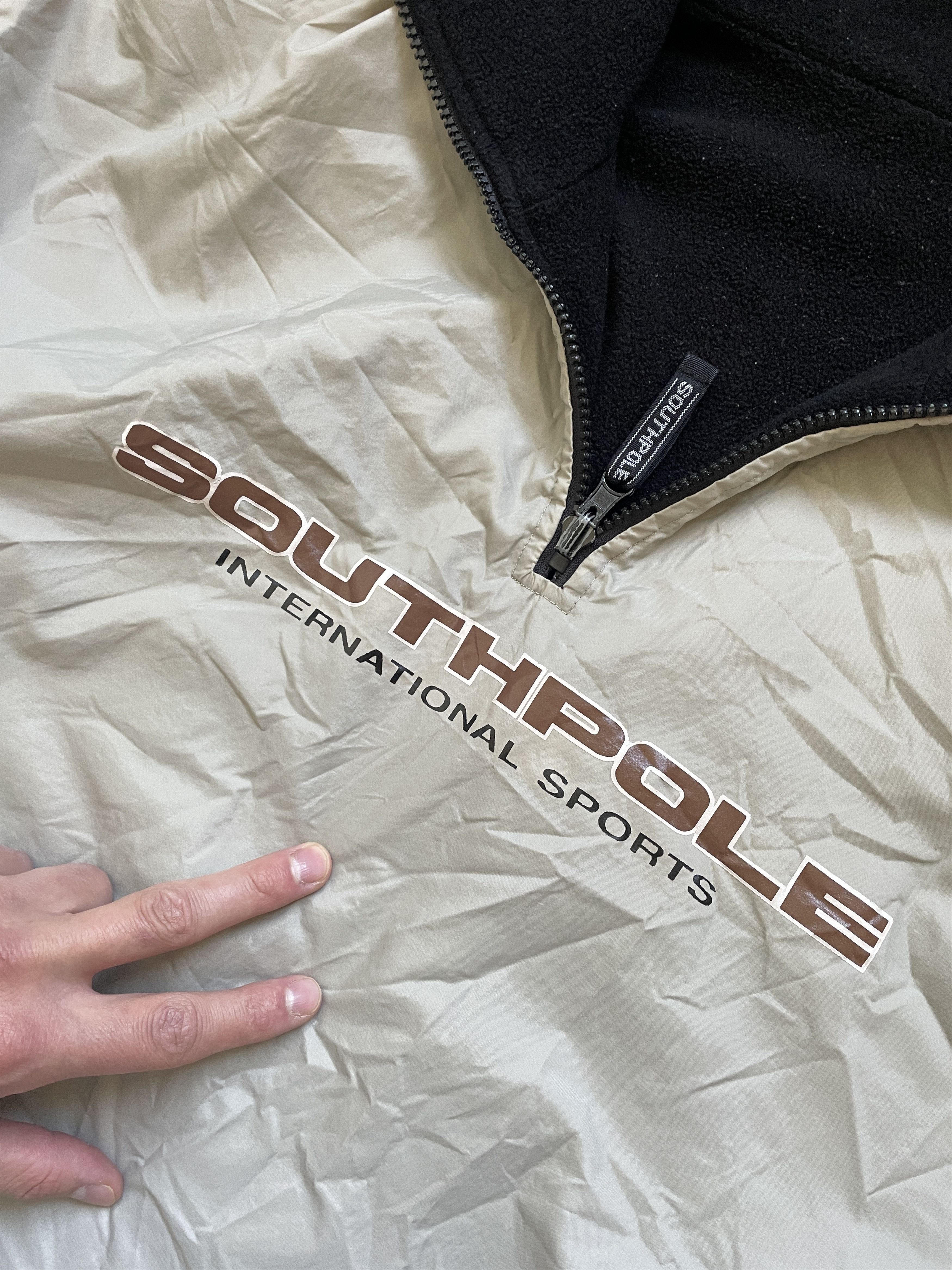 Southpole Y2K SOUTHPOLE REVERSIBLE FLEECE INSULATED QUARTER ZIP JACKET Size US XL / EU 56 / 4 - 3 Thumbnail
