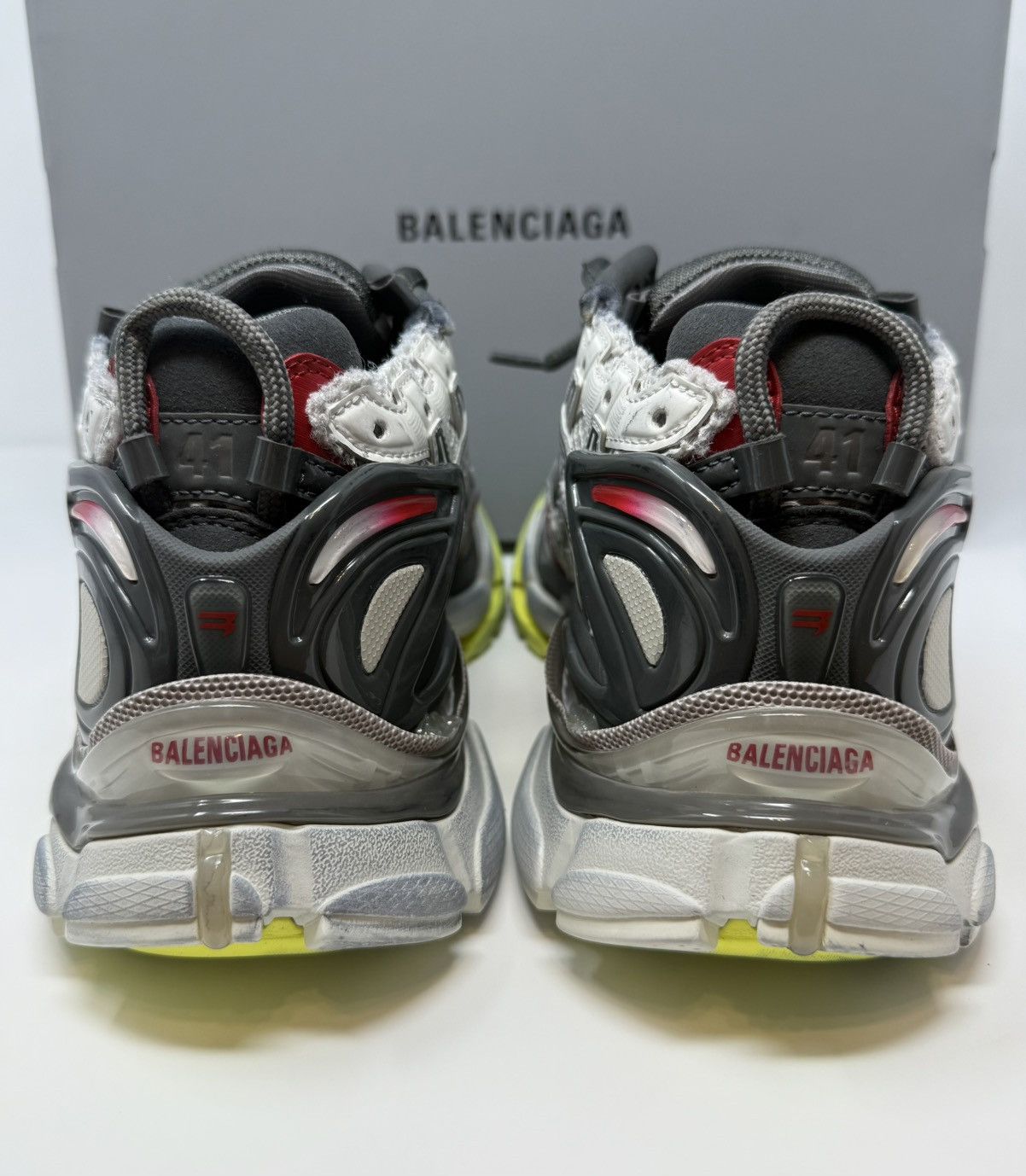 Balenciaga Balenciaga Runner Sneaker Red/Yellow Size US 8 / EU 41 - 5 Thumbnail
