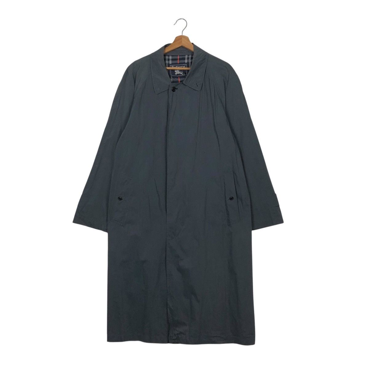 Burberry 📌Vintage Long Coats Jacket Burberrys Nova Check Trench Coat Size US M / EU 48-50 / 2 - 2 Thumbnail
