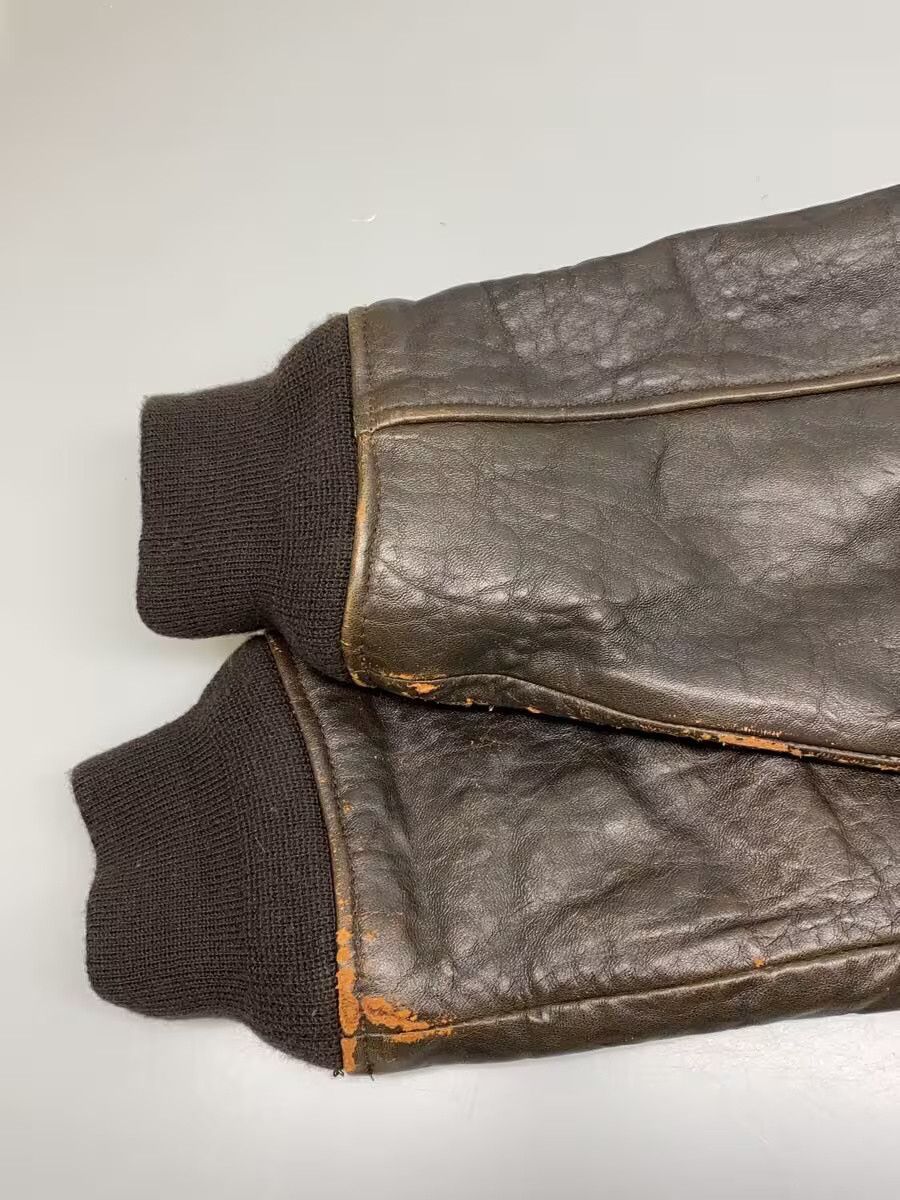 Avirex Avirex Deck Leather Flight Jacket Brown Size US M / EU 48-50 / 2 - 4 Thumbnail