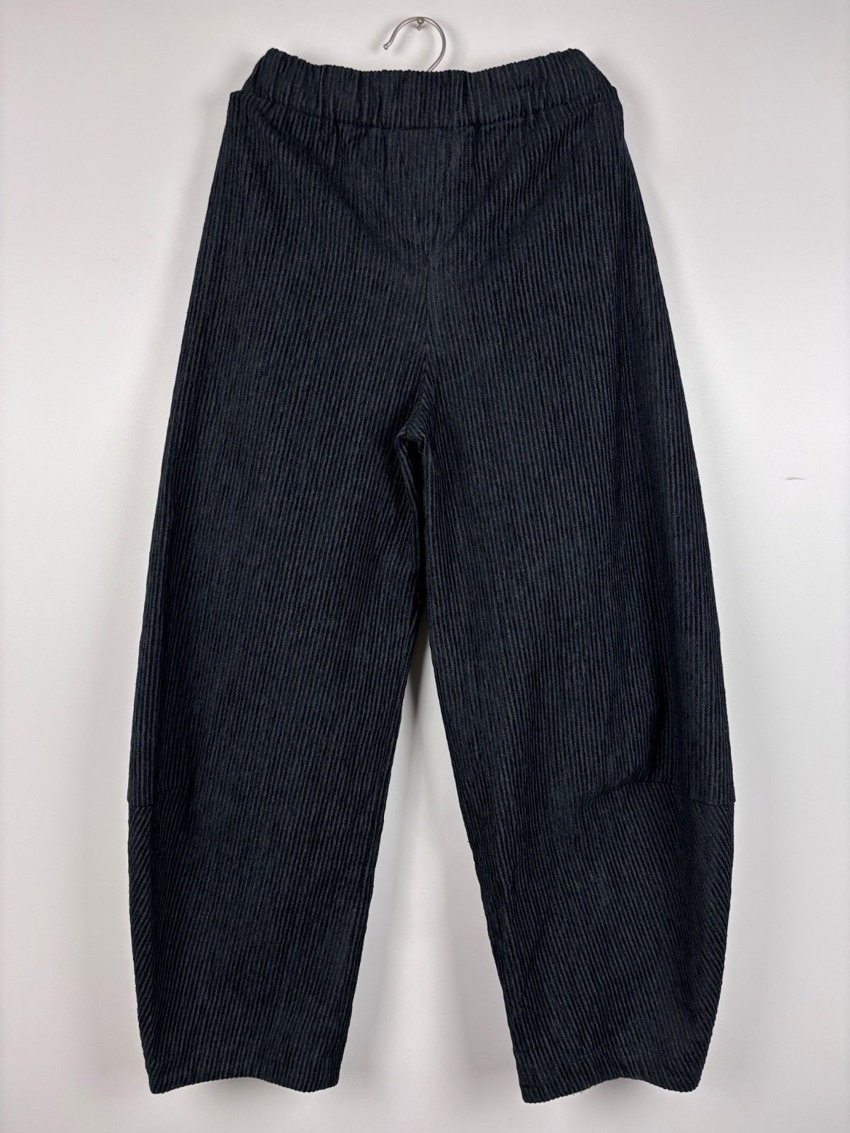 OSKA Womens OSKA Corduroy Barrel-Leg Pants Black Trousers Size 0 Size 28" / US 6 / IT 42 - 4 Thumbnail
