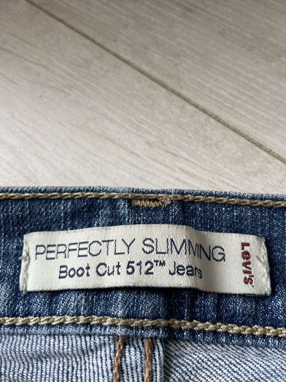Levi's Vintage Levi's 512 Boot Cut Denim Jeans Y2K Blue Washed Size 25" / US 0 / IT 36 - 11 Thumbnail