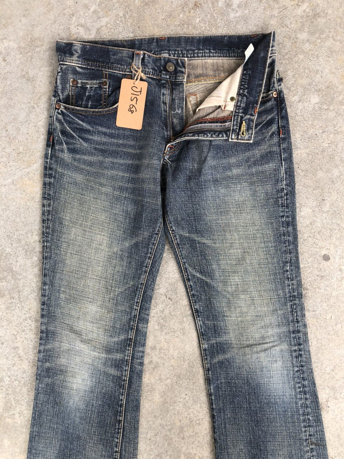 Who Decides War GL Heart Flared Jeans Distressed Jeans Size US 32 / EU 48 - 3 Thumbnail