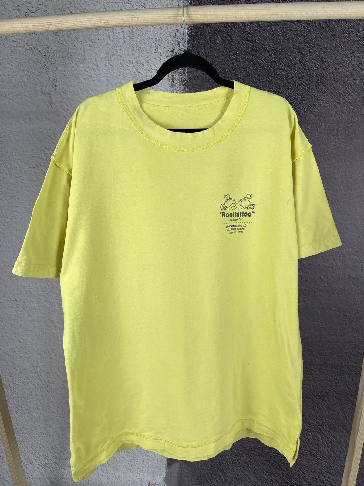 Other Roottattoo vintage yellow oversized tee shirt size XL Size US XL / EU 56 / 4 - 3 Thumbnail